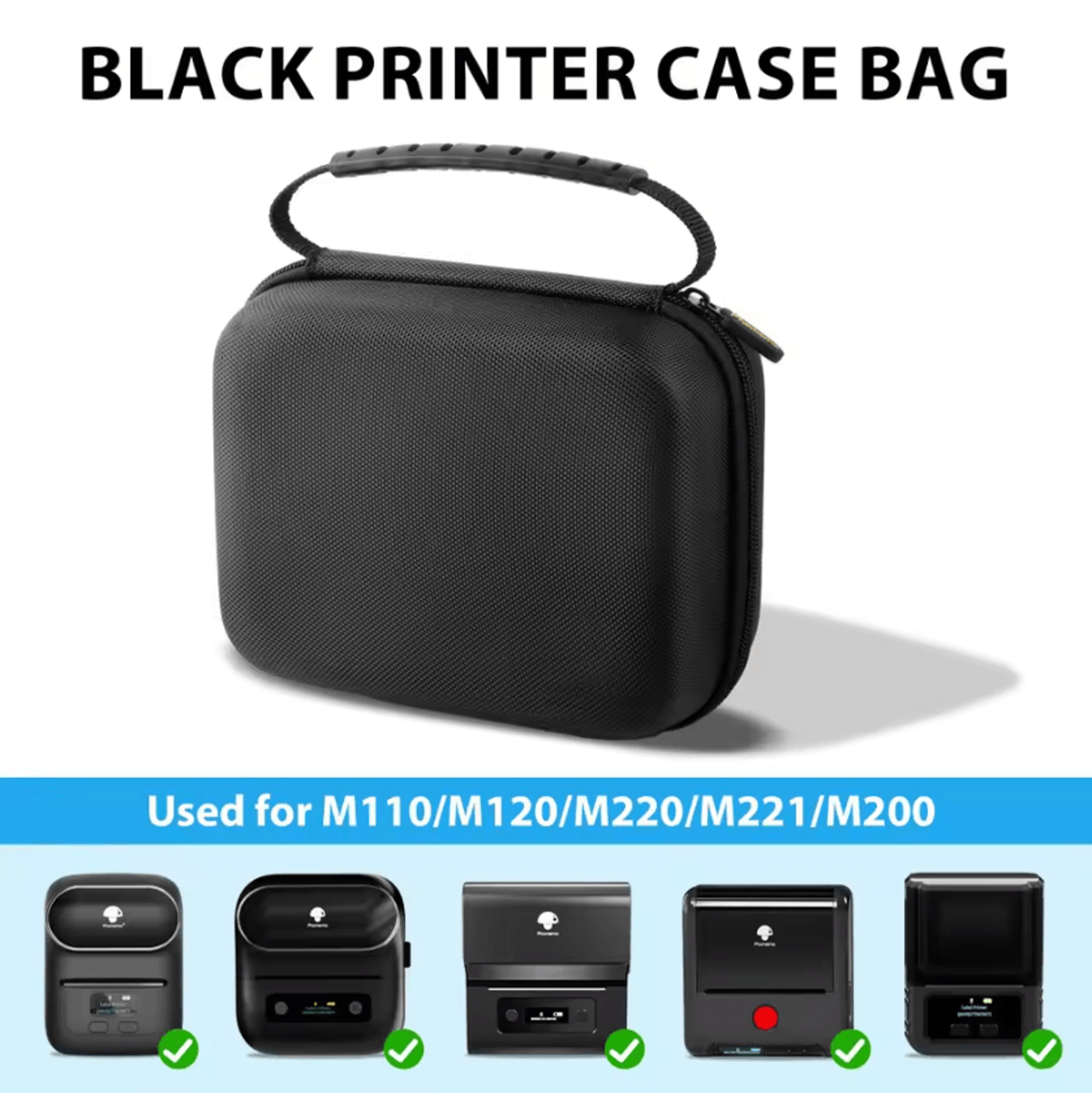 Protective Mesh Carrying Case For Phomemo M220 M110 M221 M120 M200 And NIIMBOT B1 B21 Label Makers 6