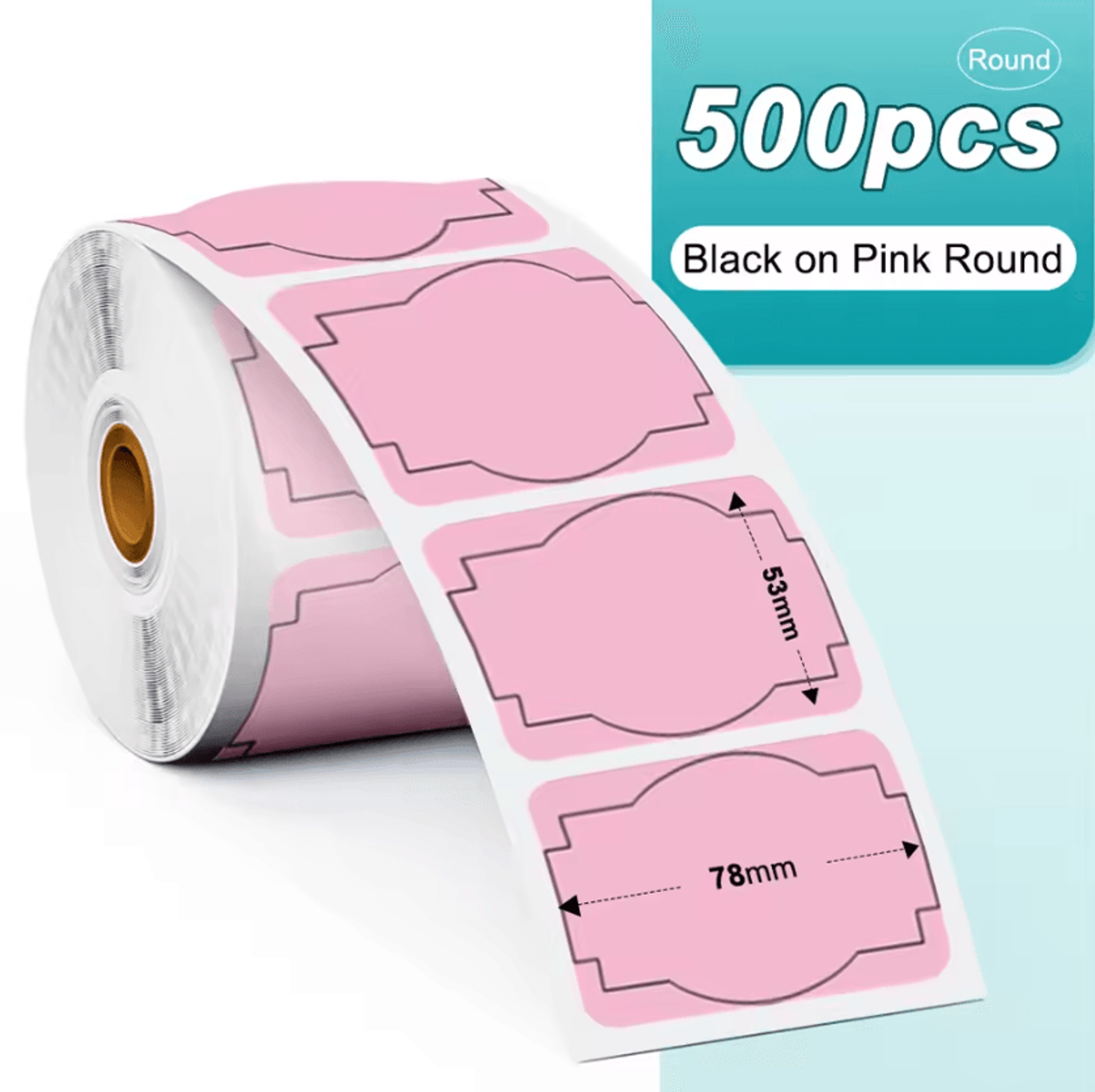Phomemo PM241 Colorful Thermal Sticker Labels Round And Square Adhesive Paper For DIY Logos And Bus 21