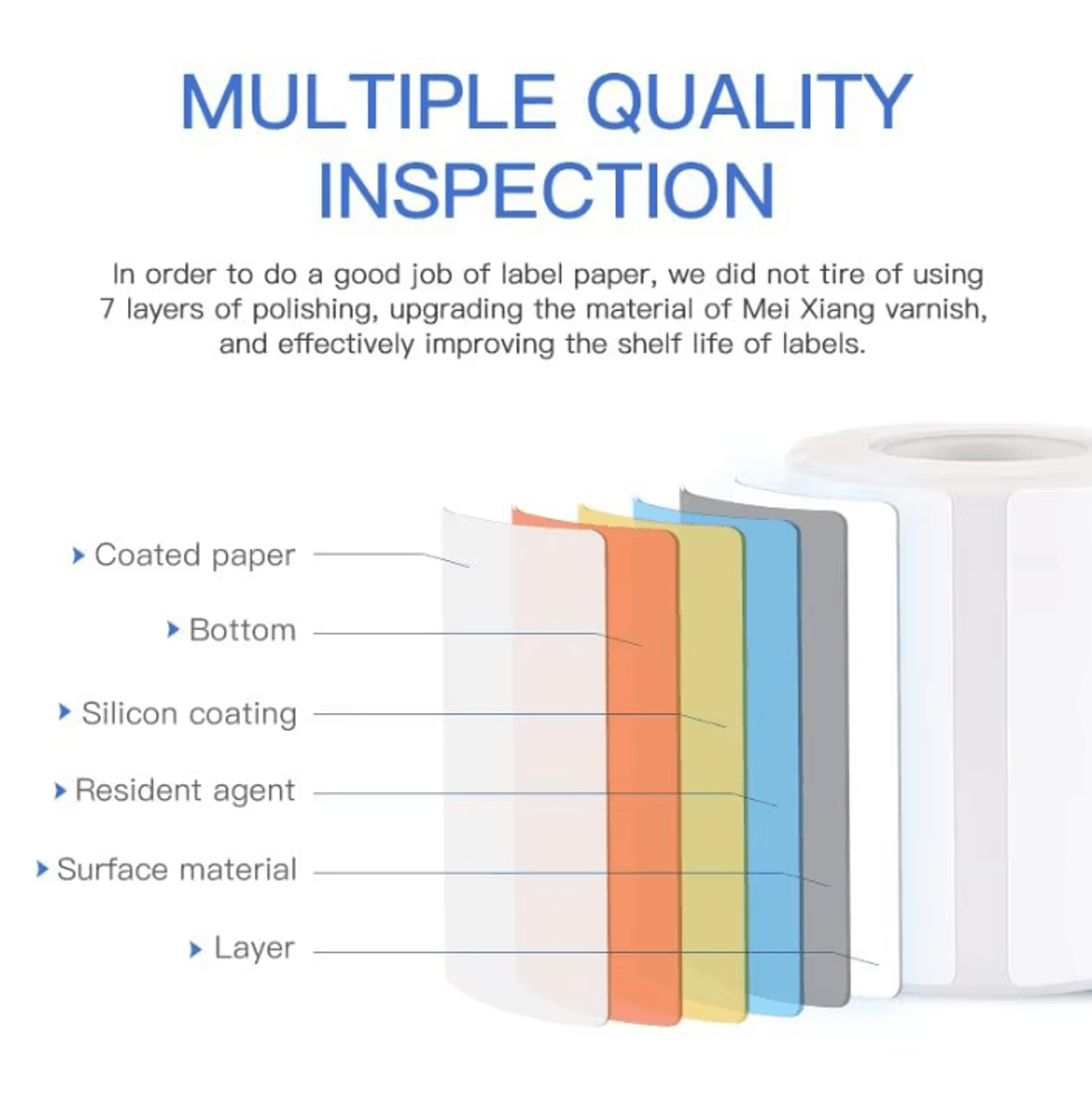 NIIMBOT D110 D11 Waterproof Thermal Label Sticker Roll SelfAdhesive White Color And Cable Label Tap 1