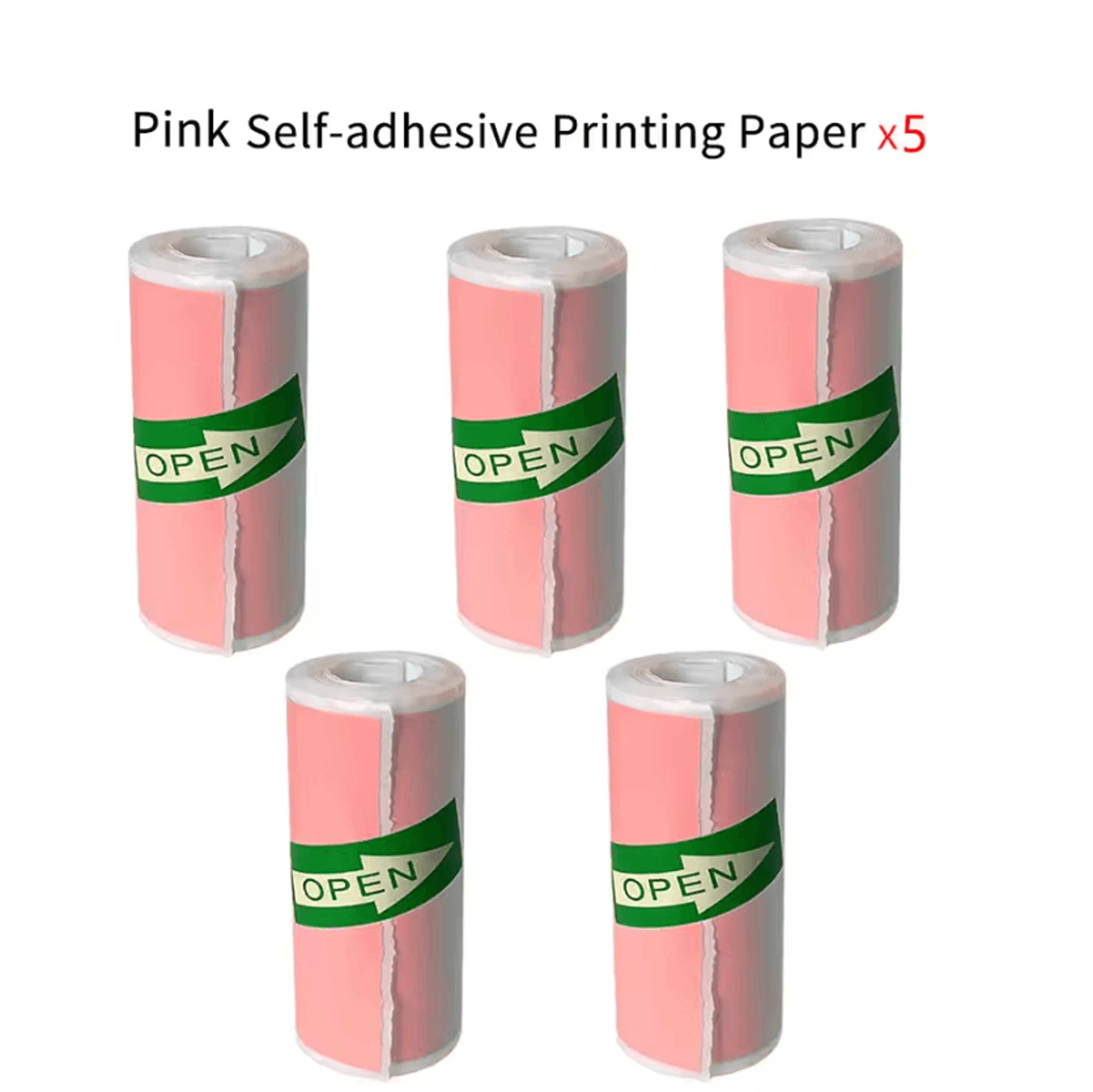 57x25mm SelfAdhesive Thermal Paper Roll For Mini Pocket Printers And DIY Photo Stickers 13