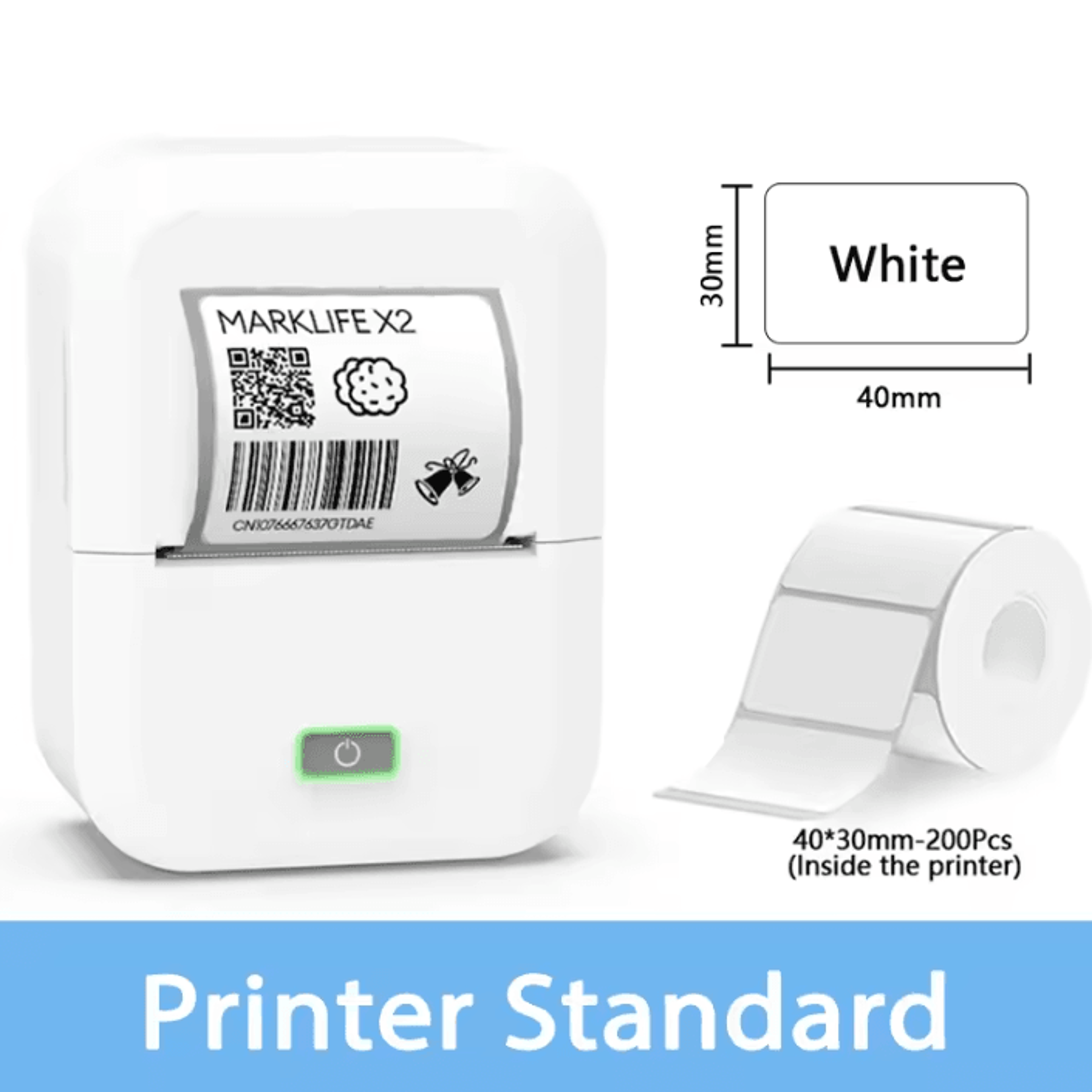 Marklife X2 Pocket Thermal Label Printer Portable Mobile Sticker Maker For Home Office And DIY Orga 8