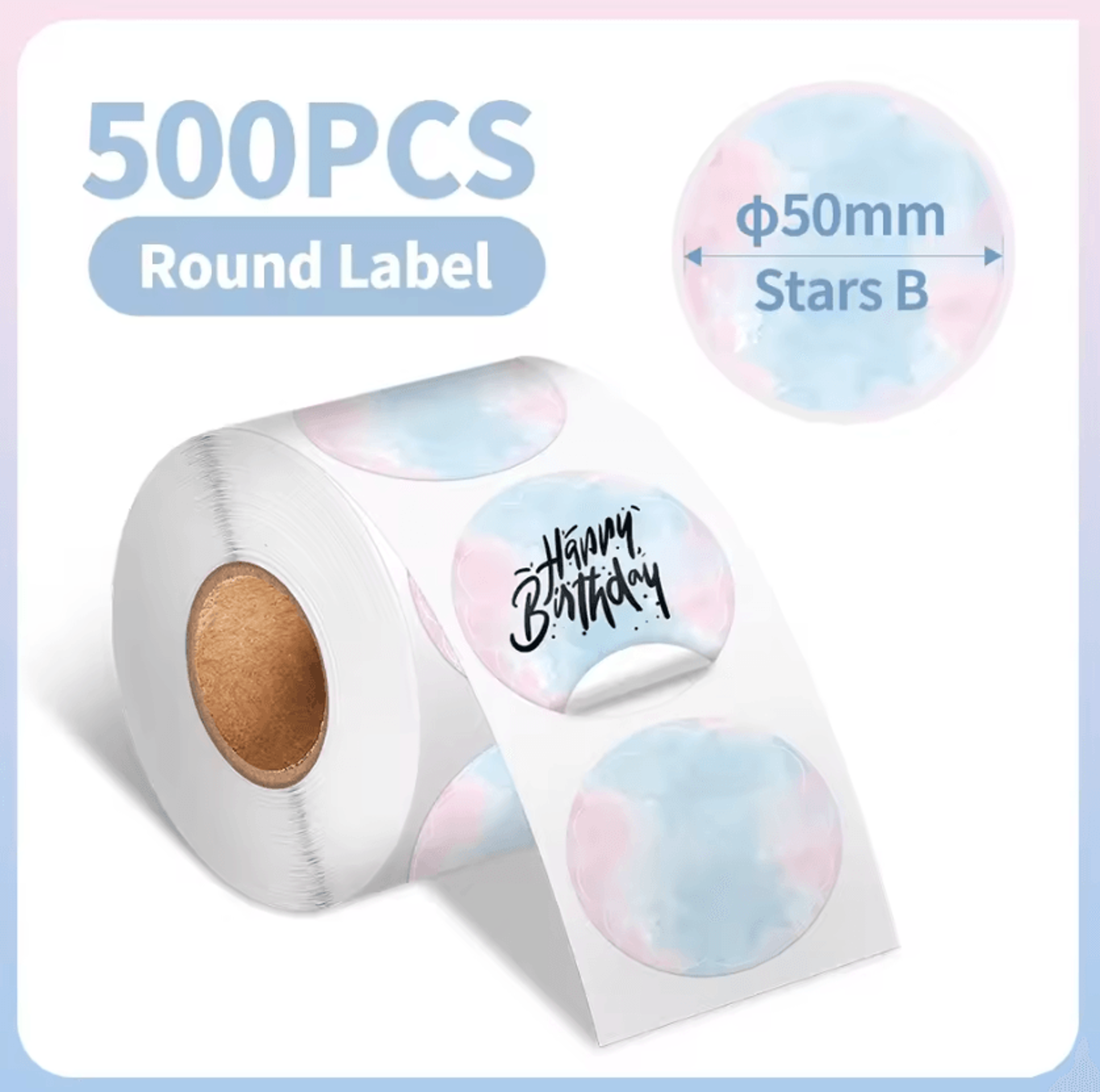 Phomemo 241 Round Thermal Sticker Labels 5001000 Pcs Waterproof Adhesive Paper For Gifts School And 5