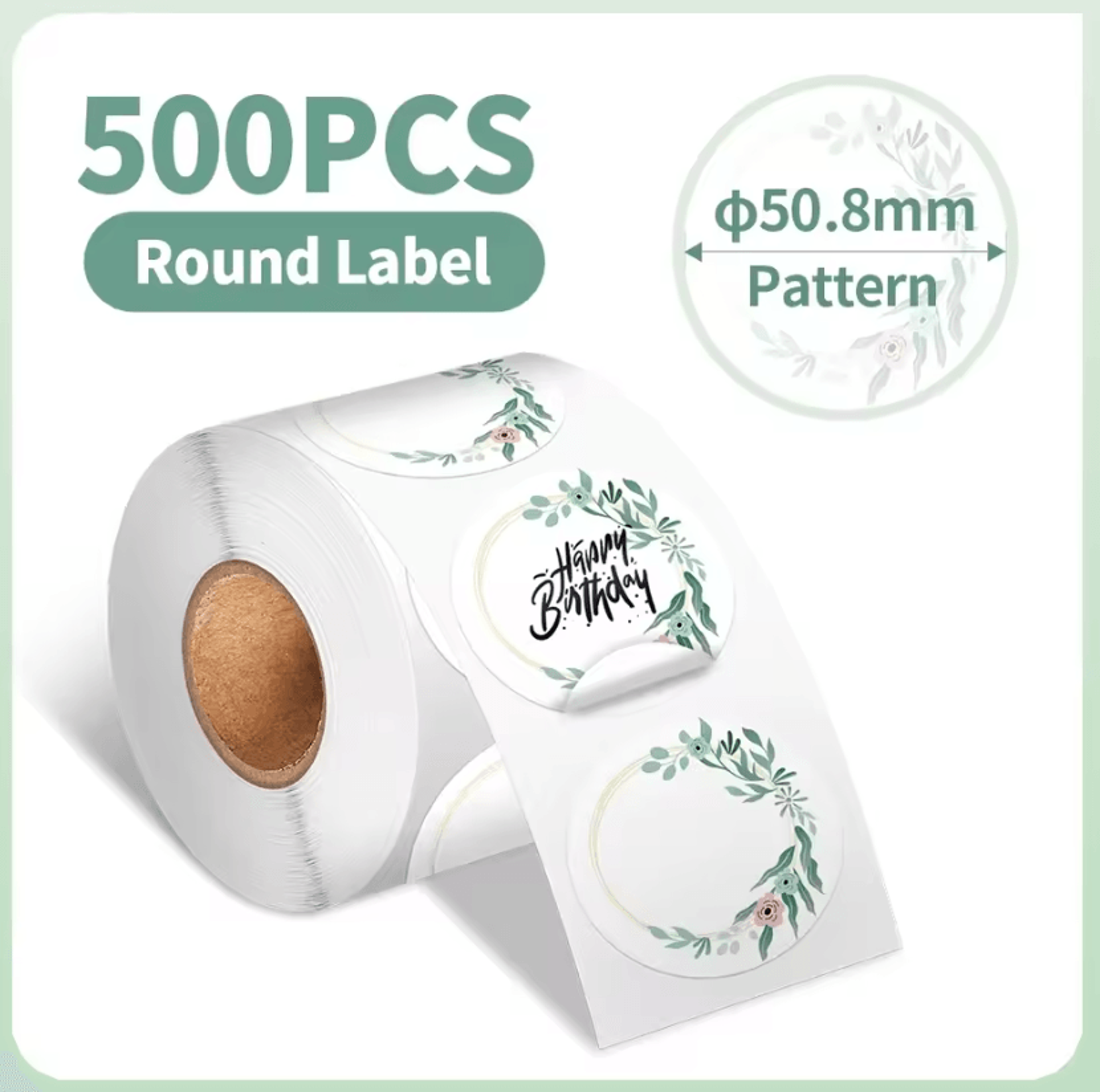 Phomemo 241 Round Thermal Sticker Labels 5001000 Pcs Waterproof Adhesive Paper For Gifts School And 15