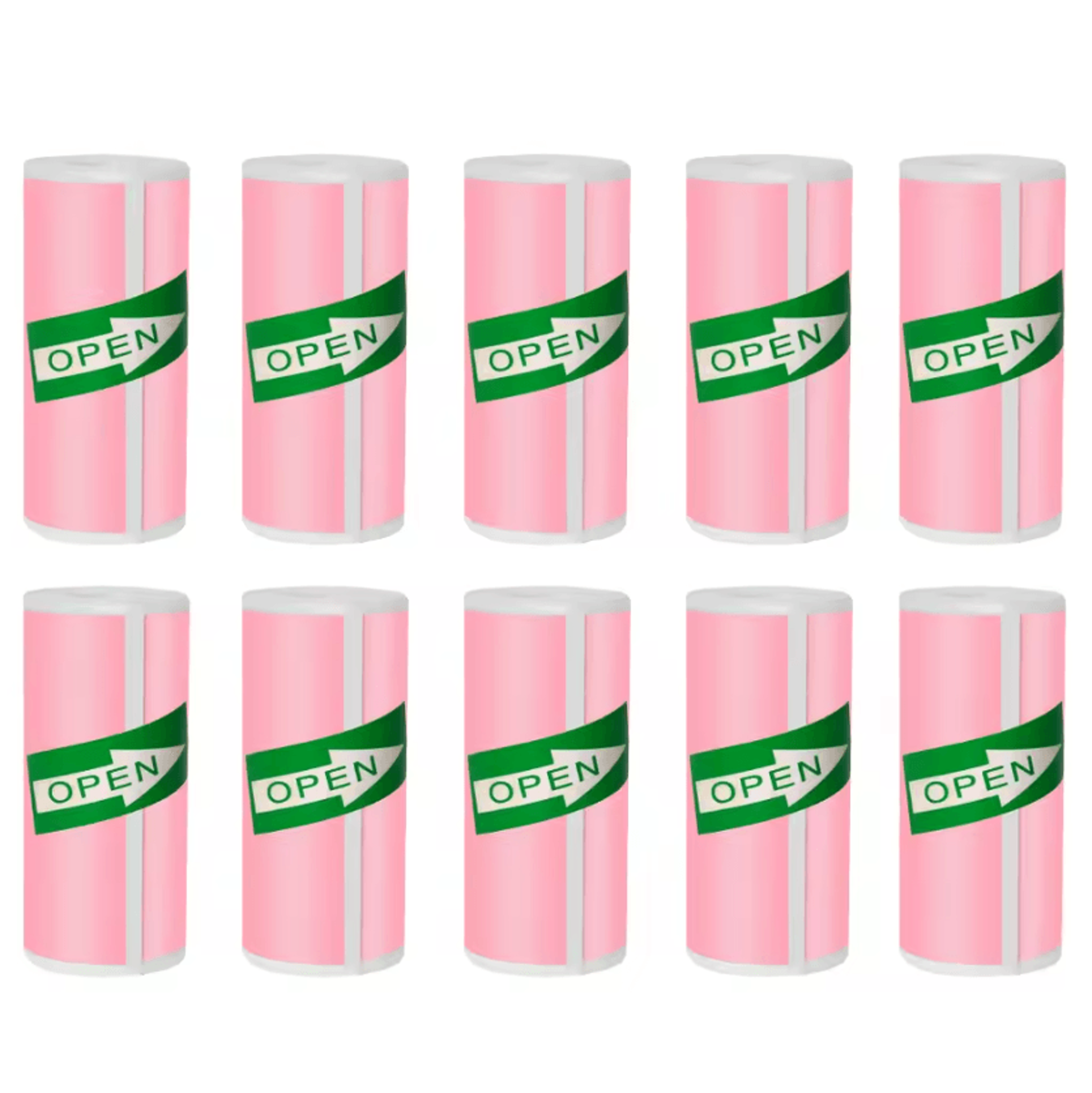 57x25mm Mini Thermal Sticker Paper SelfAdhesive Color Paper Roll For Pocket Photo Printers And DIY  12