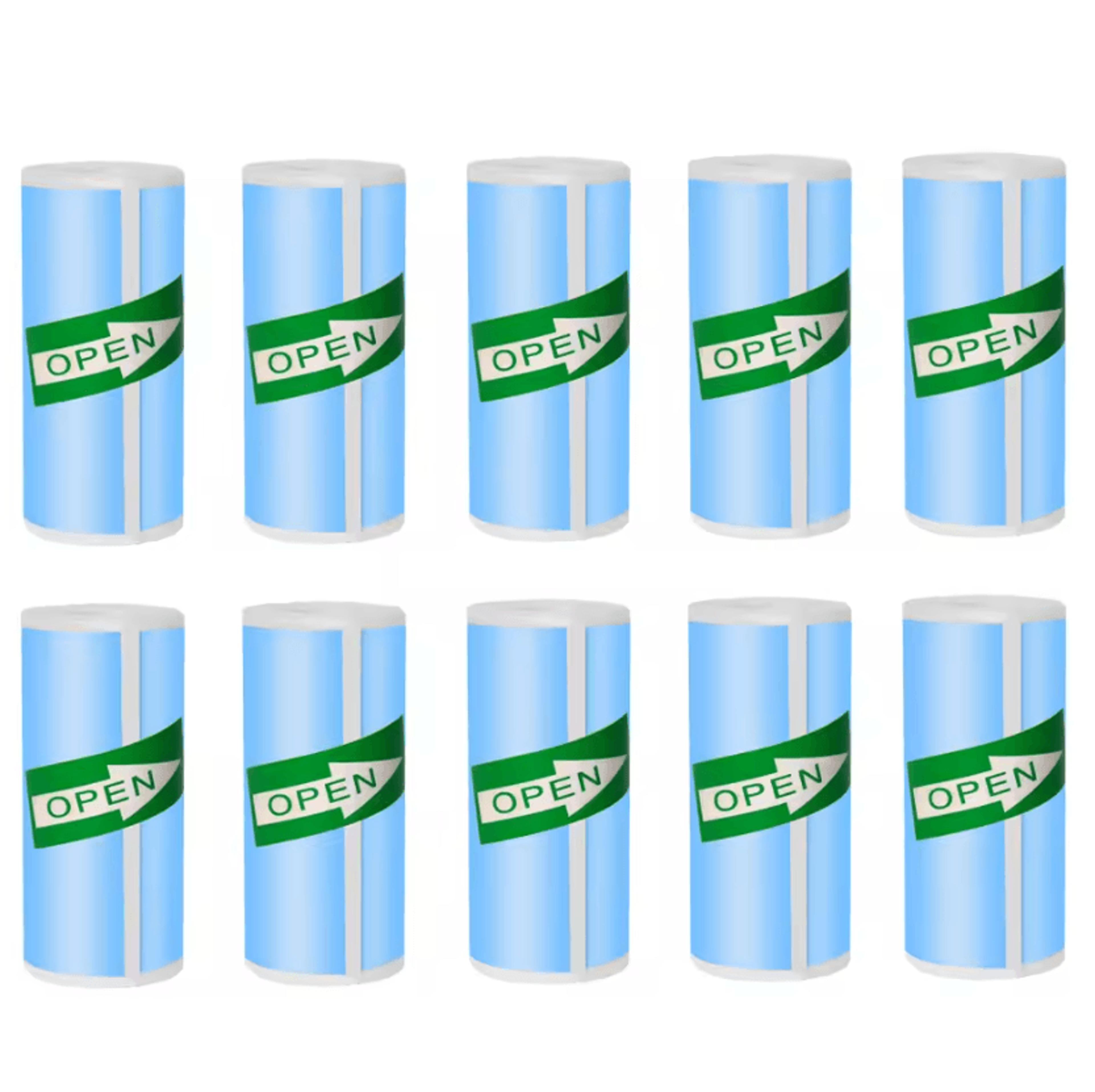 57x25mm Mini Thermal Sticker Paper SelfAdhesive Color Paper Roll For Pocket Photo Printers And DIY  11