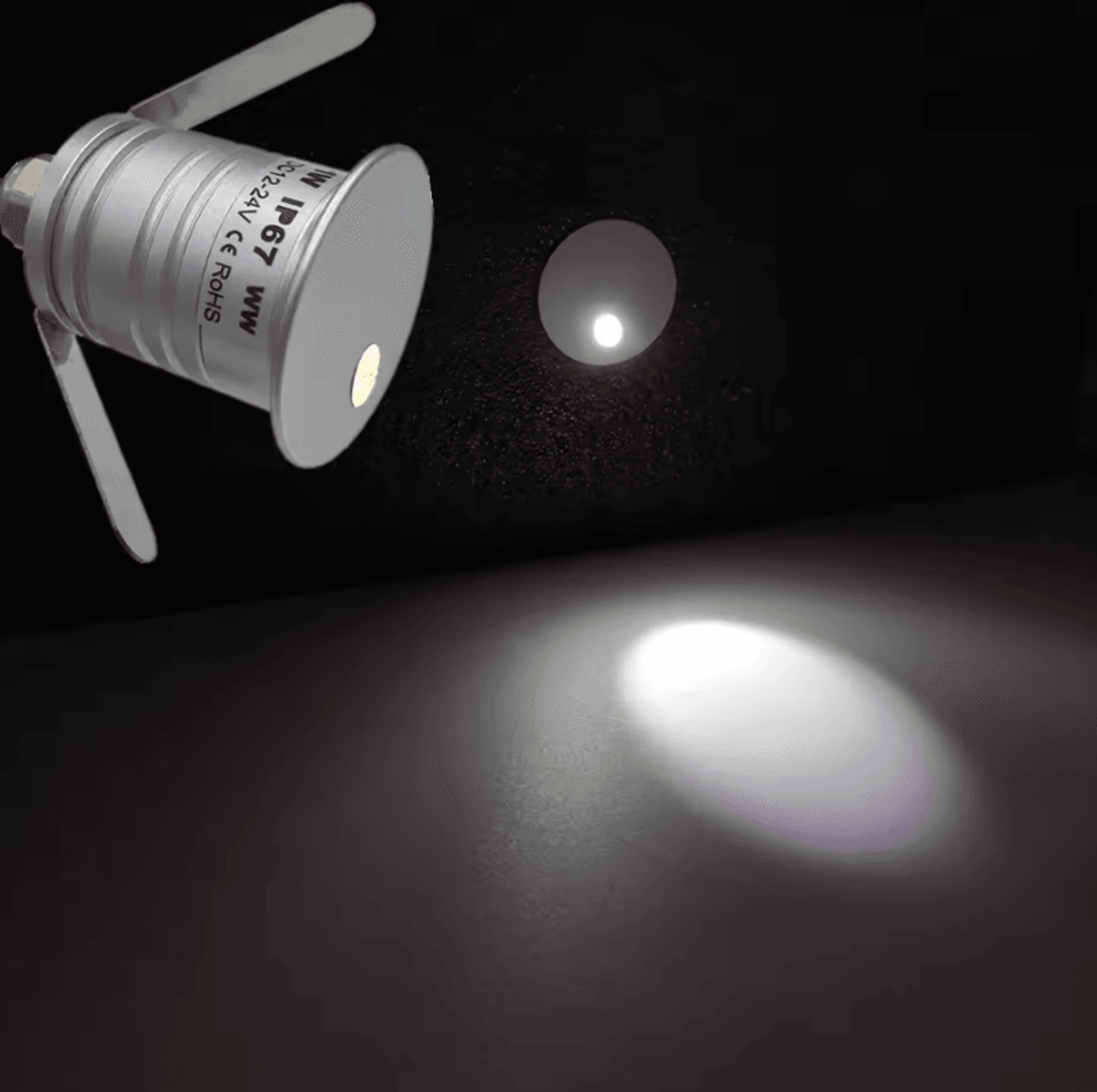 1w led recessed stair light 12v aluminum step wall lamp for indoor outdoor pathway and corner lighting