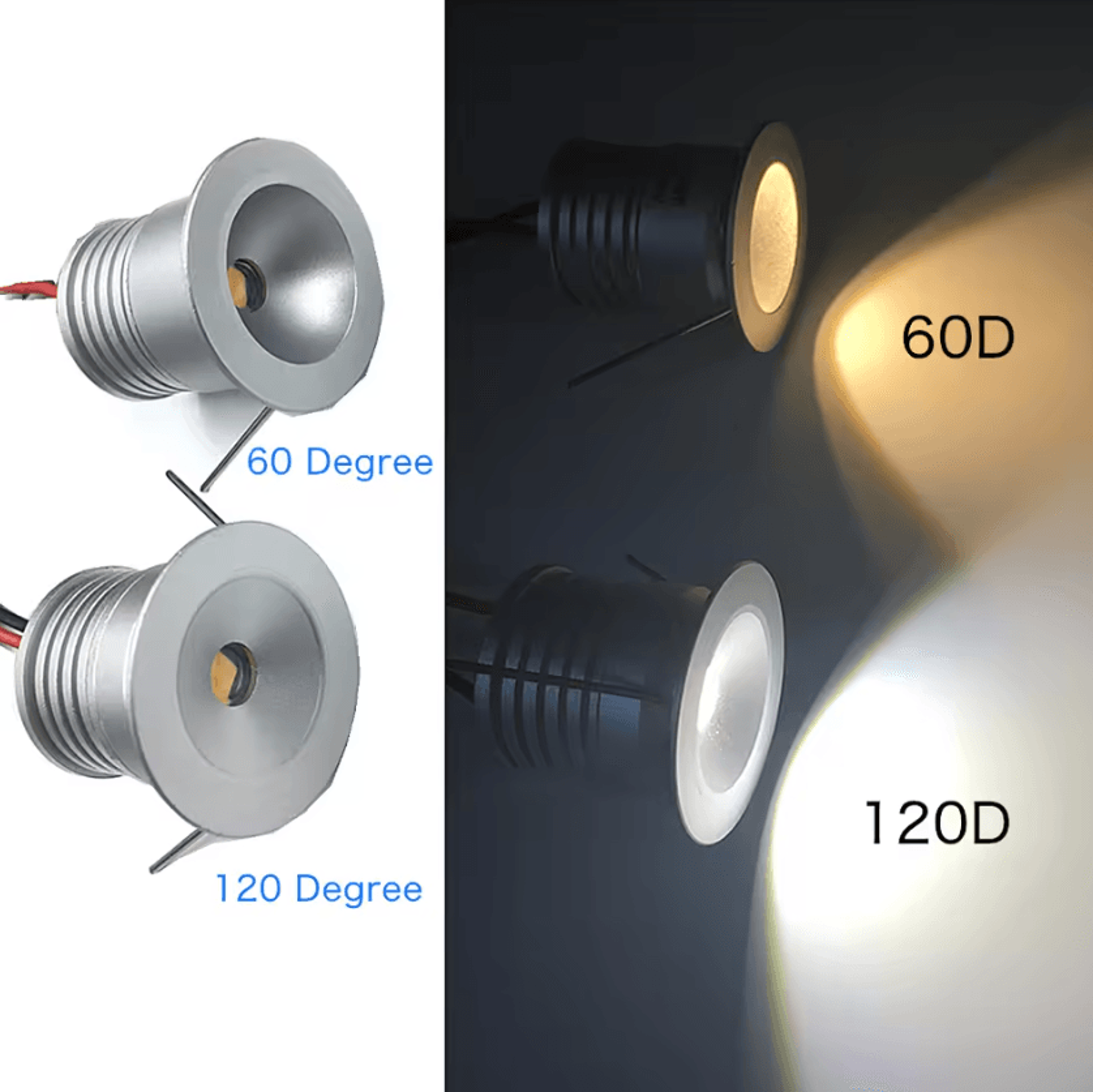 1W IP65 Mini LED Spotlight 12V 25mm Dimmable Recessed Downlight For Ceiling Stairs And Cabinet Ligh 4