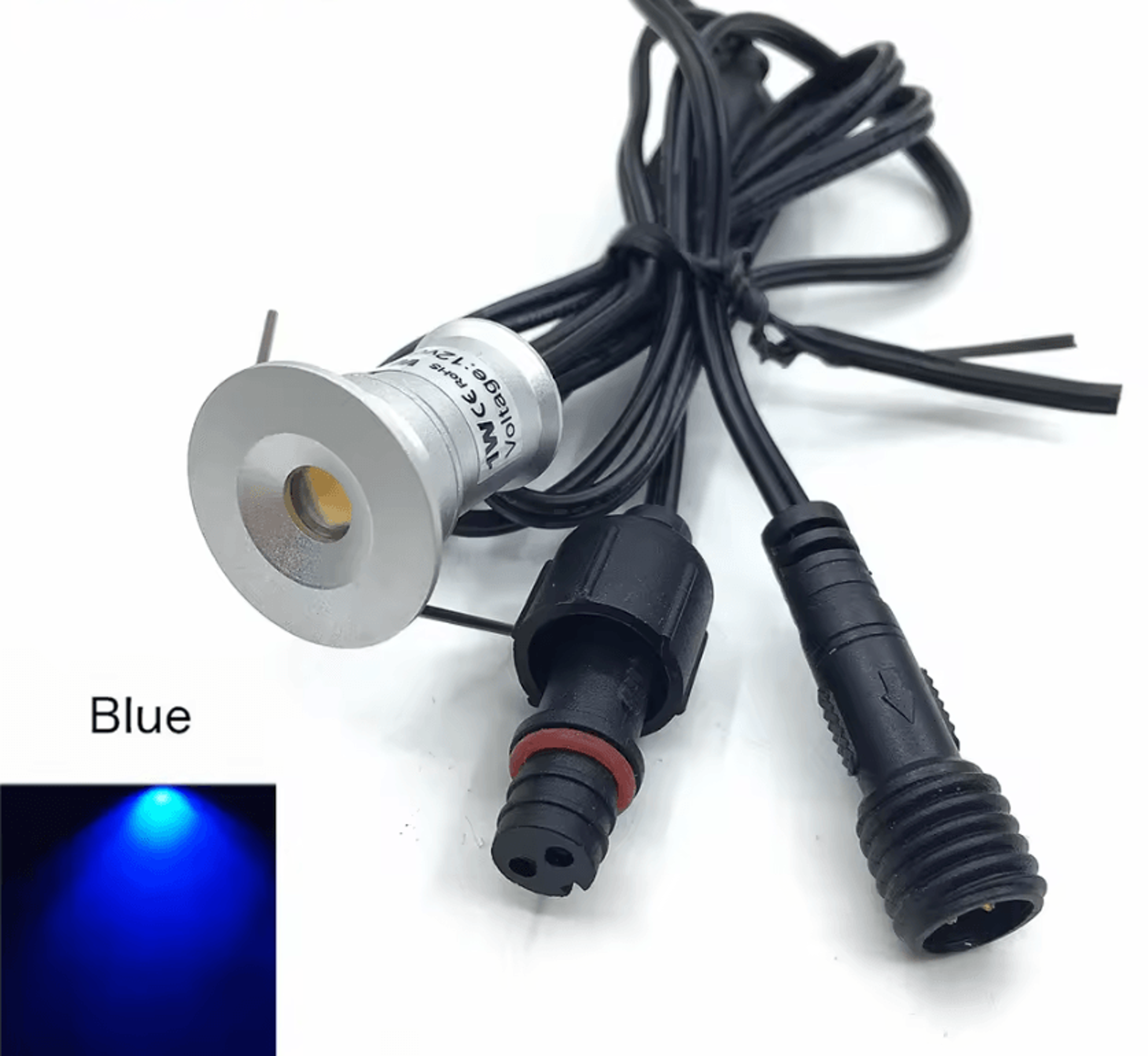 12V IP67 Waterproof LED Deck Light Recessed Underground Spotlight For Garden Stairs And Outdoor Pat 7