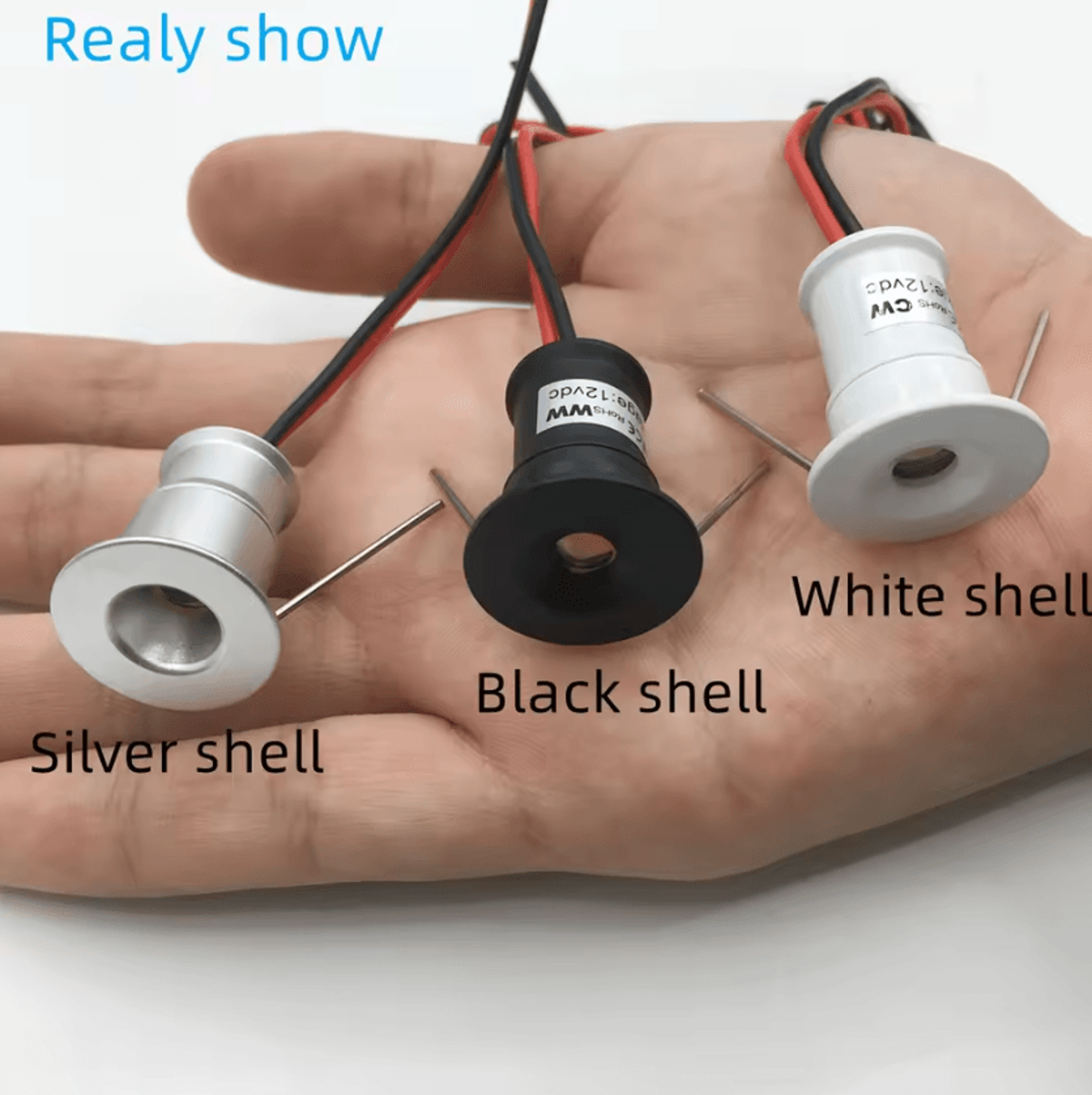 1W IP65 Mini LED Downlight 24V 15mm Dimmable Recessed Spotlight For Jewelry Cabinets And Ceilings 5