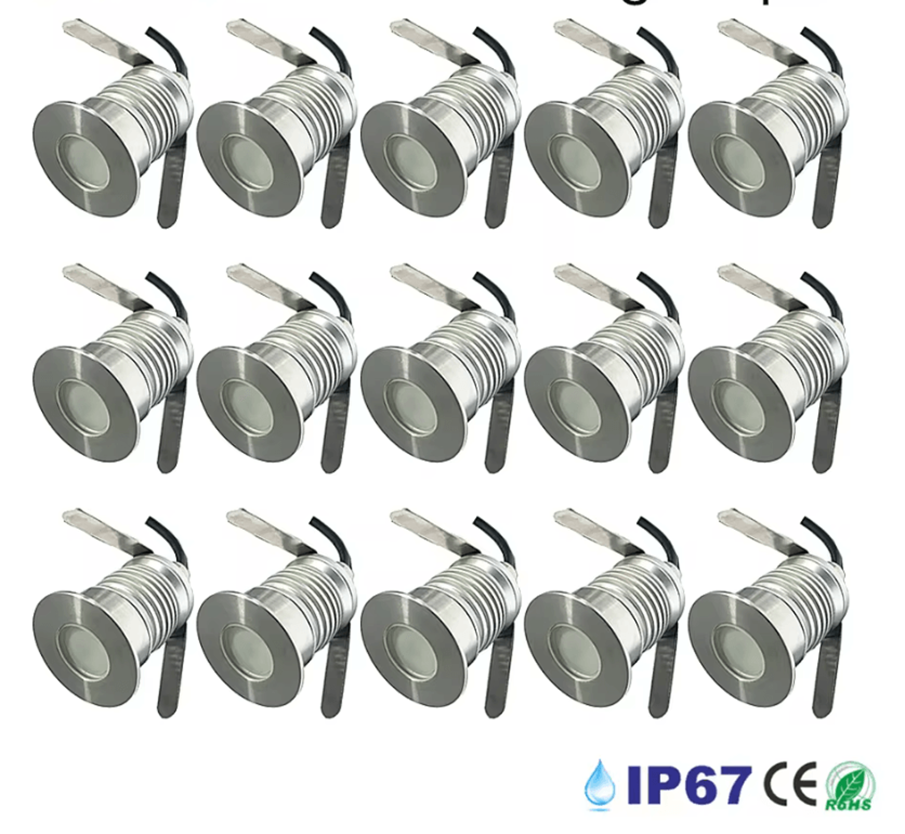 1W 3W IP67 Waterproof LED Underground Light 12V 24V Recessed Garden Floor Spotlight For Pathways An 6