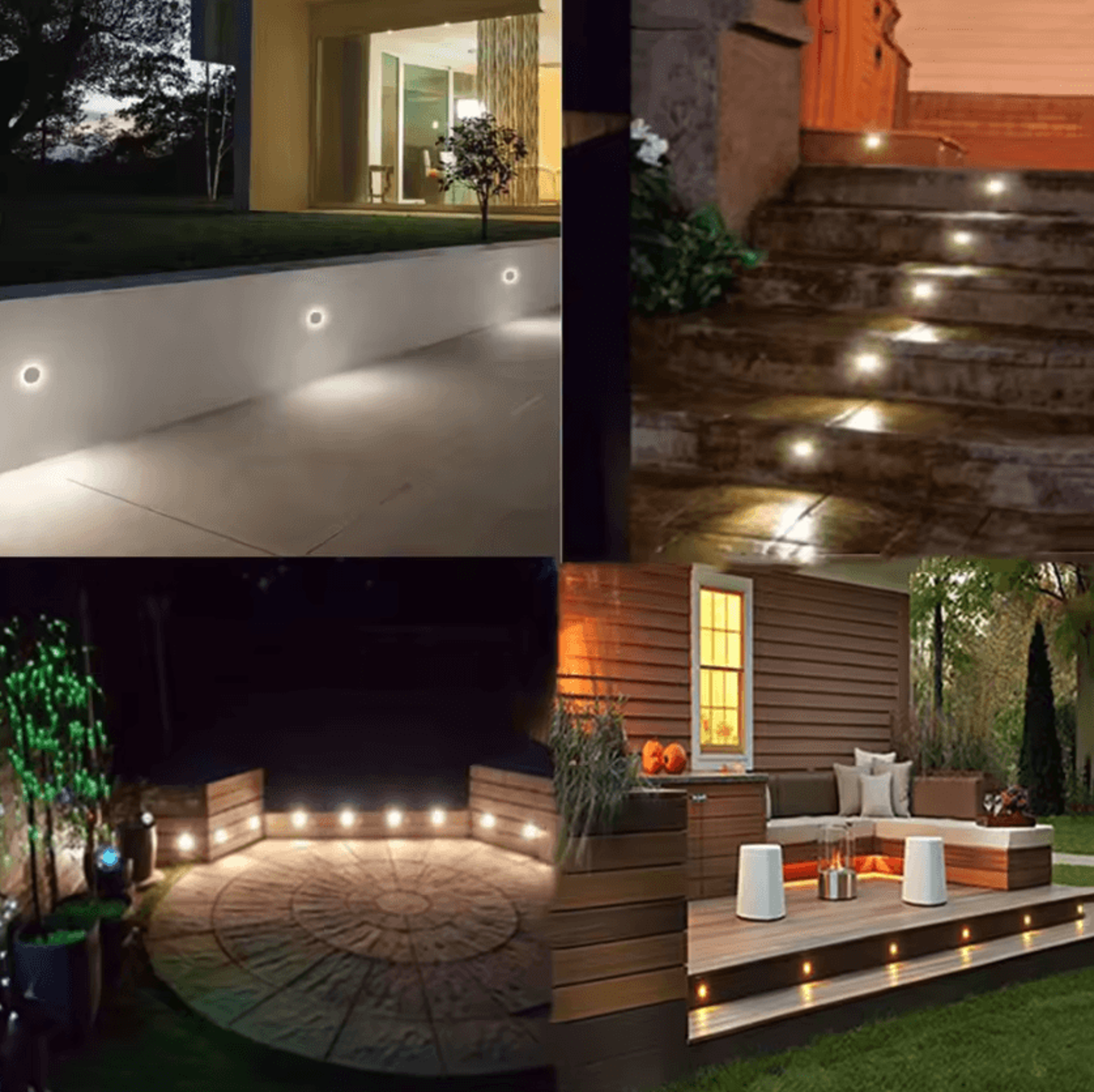 1W IP65 Waterproof LED Recessed Wall Light 12V Stair Step Sconce For Indoor Outdoor Corridors And G 1