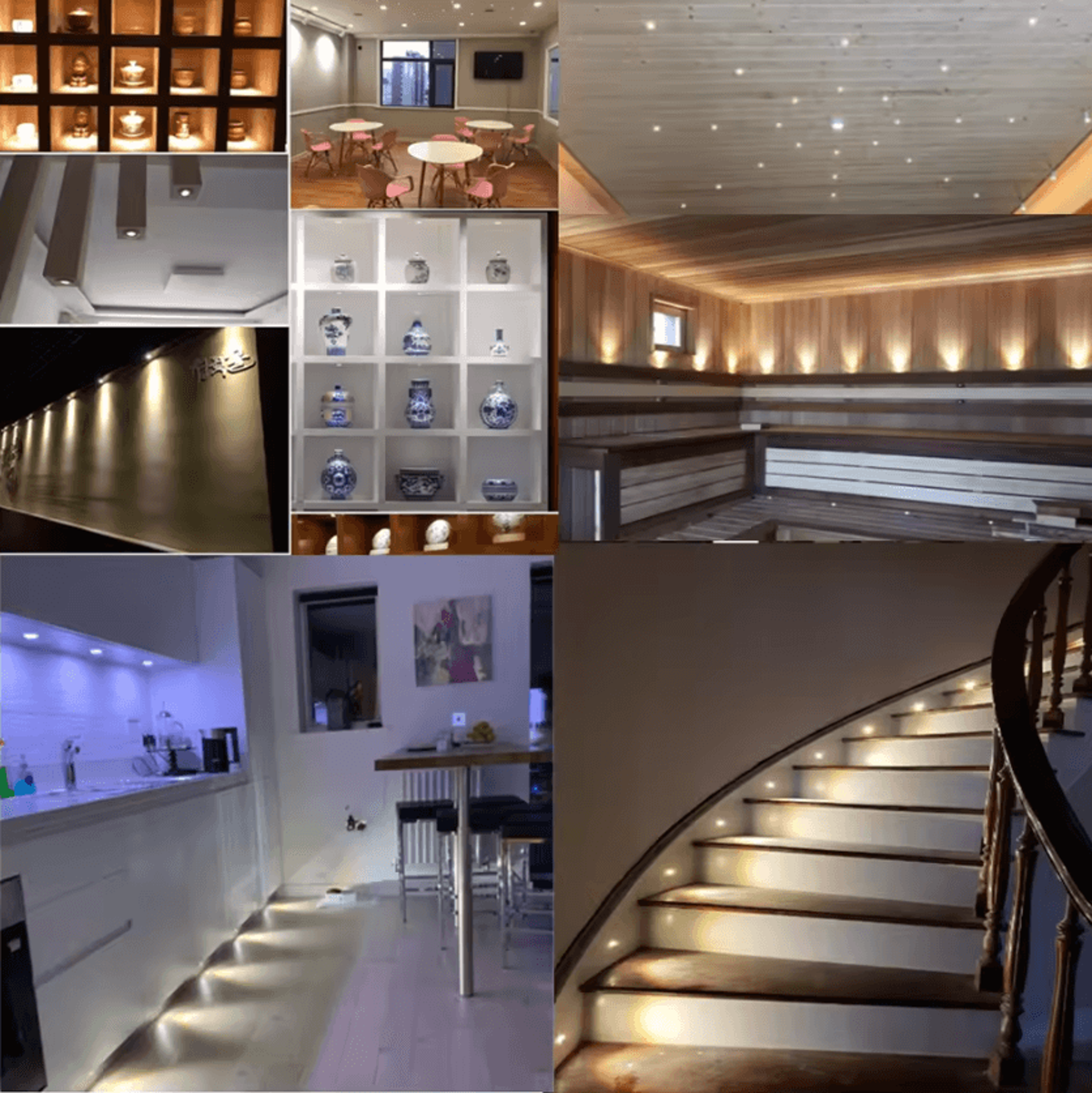 1W IP65 Dimmable LED Recessed Downlight 12V 15mm Mini Spotlight For Kitchen Cabinets And Ceilings 5