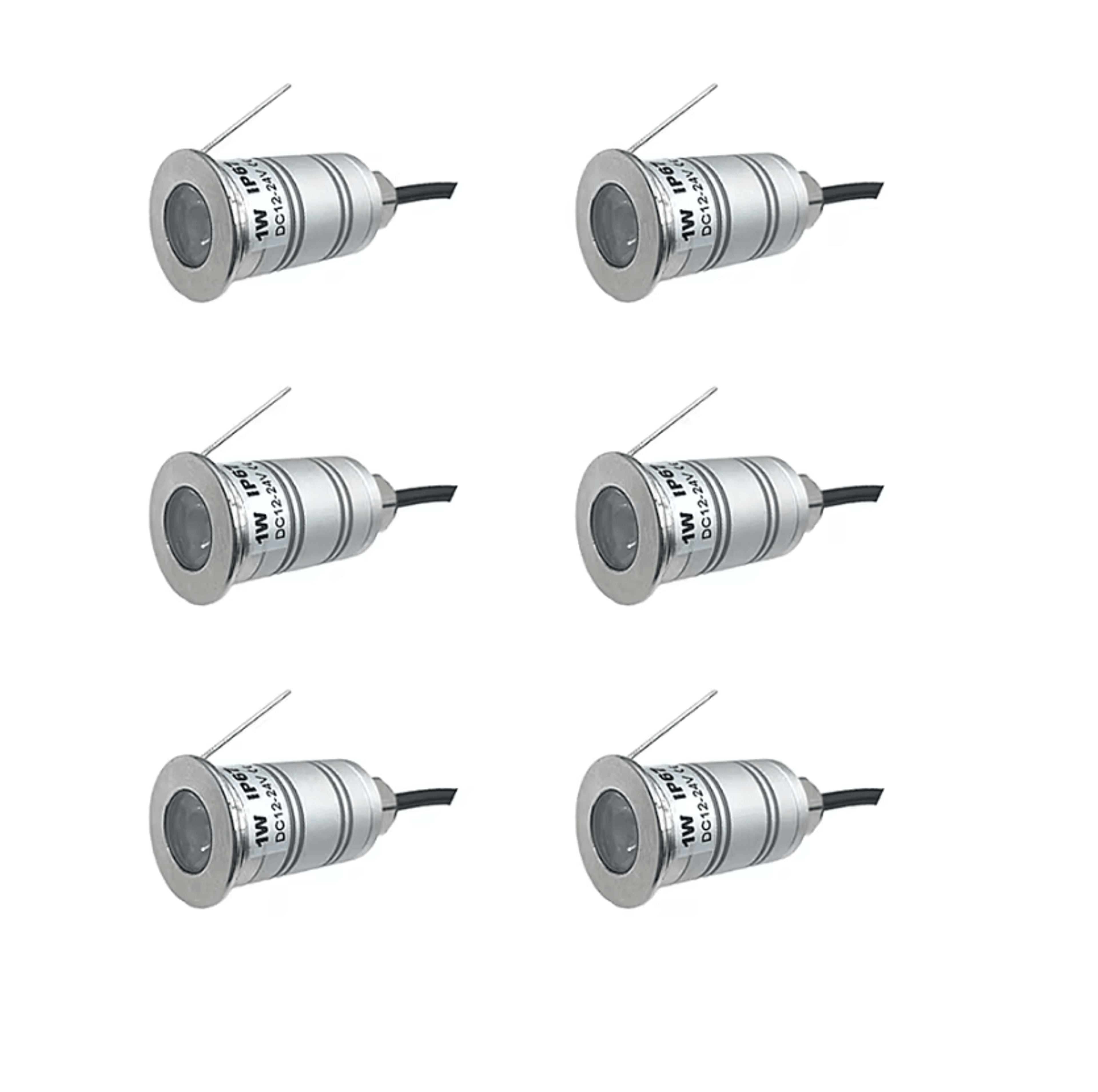 1W IP67 Waterproof LED Underground Spotlight 12V 24V Narrow Beam Garden And Yard Landscape Light 5