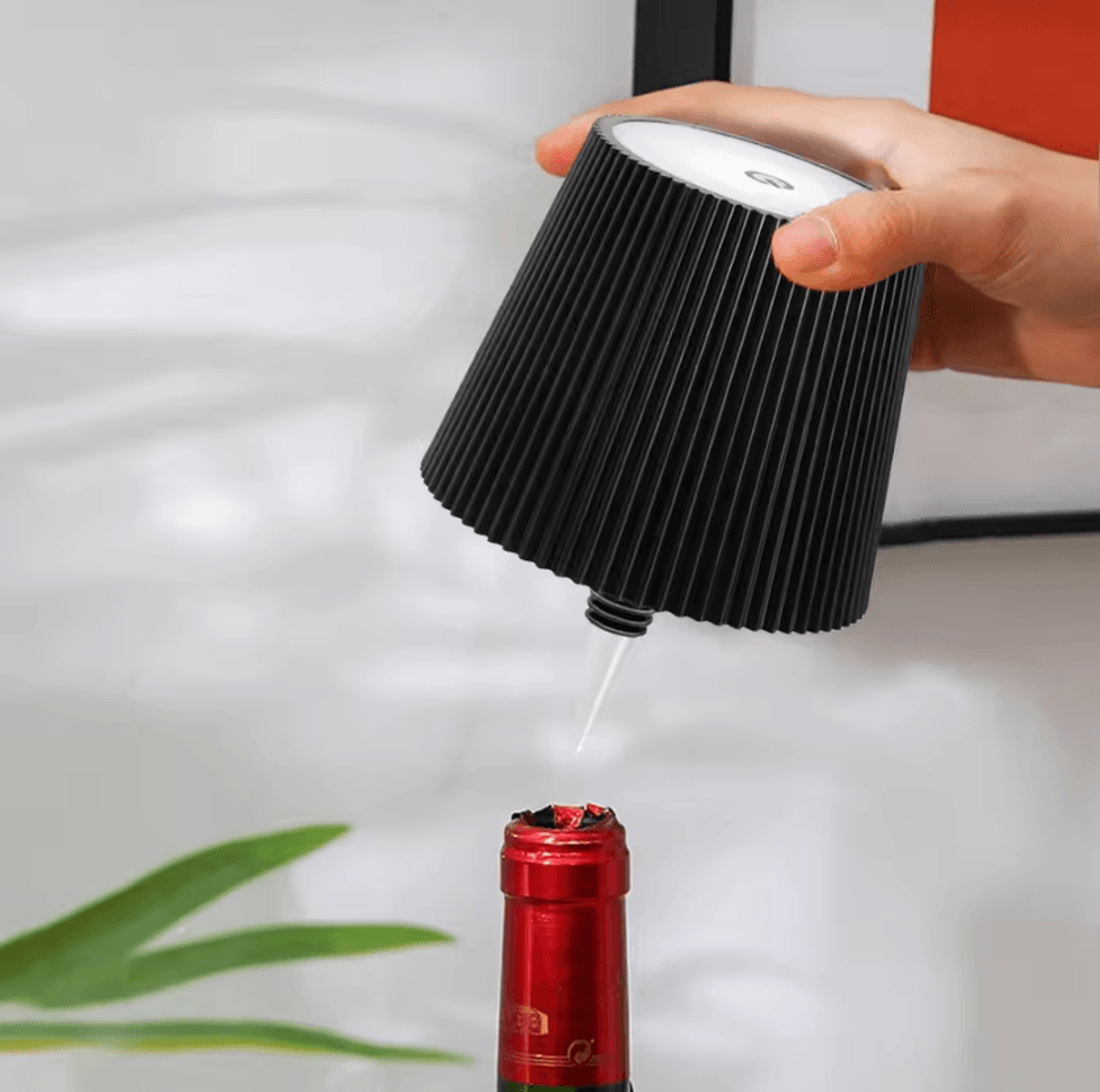 Wireless LED Bottle Table Lamp With Touch Control 3 Light Colors And Stepless Dimming For Bar Bedro 3