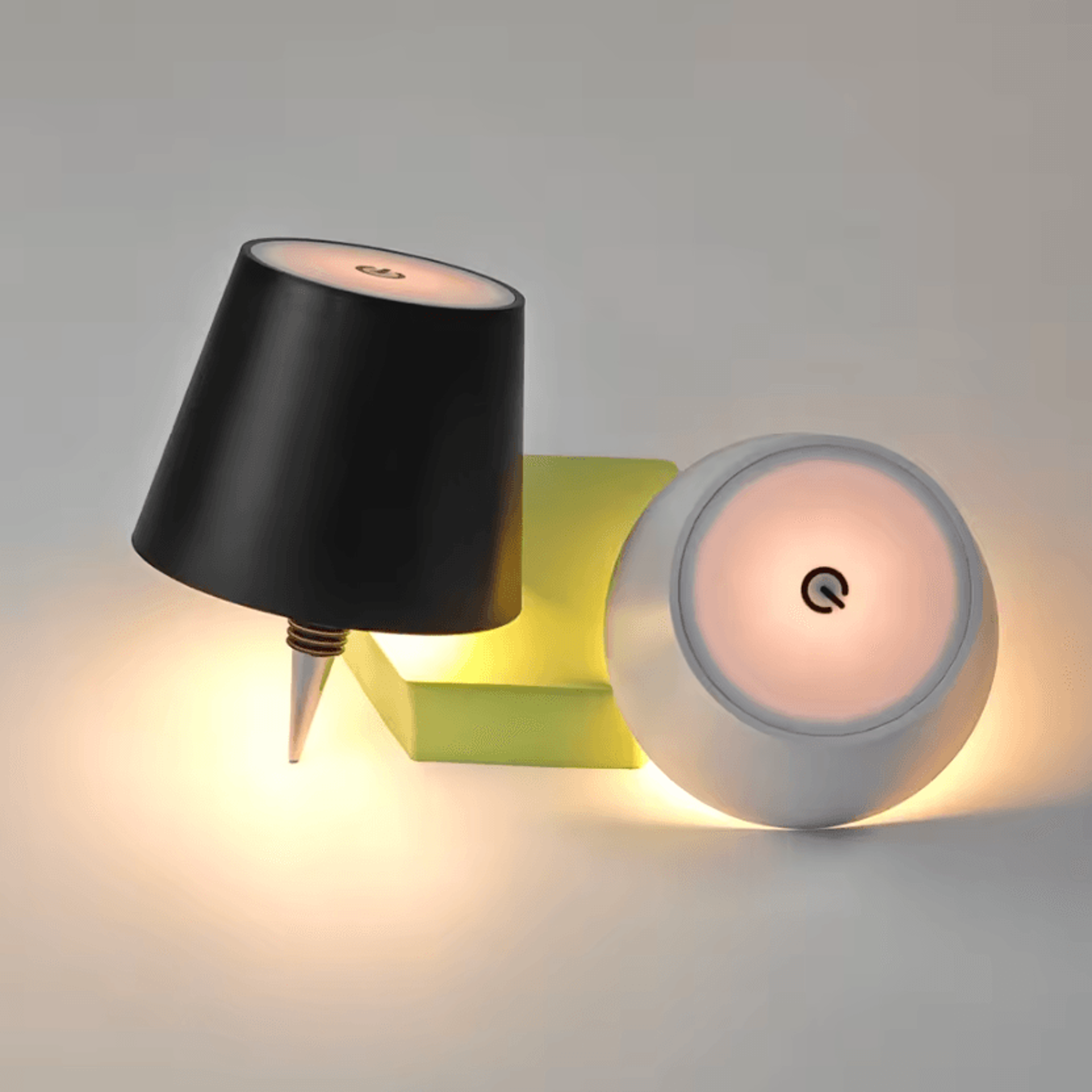 Rechargeable LED Wine Bottle Table Lamp 3Color Touch Dimmable Wireless Light For Dining Table And H 3