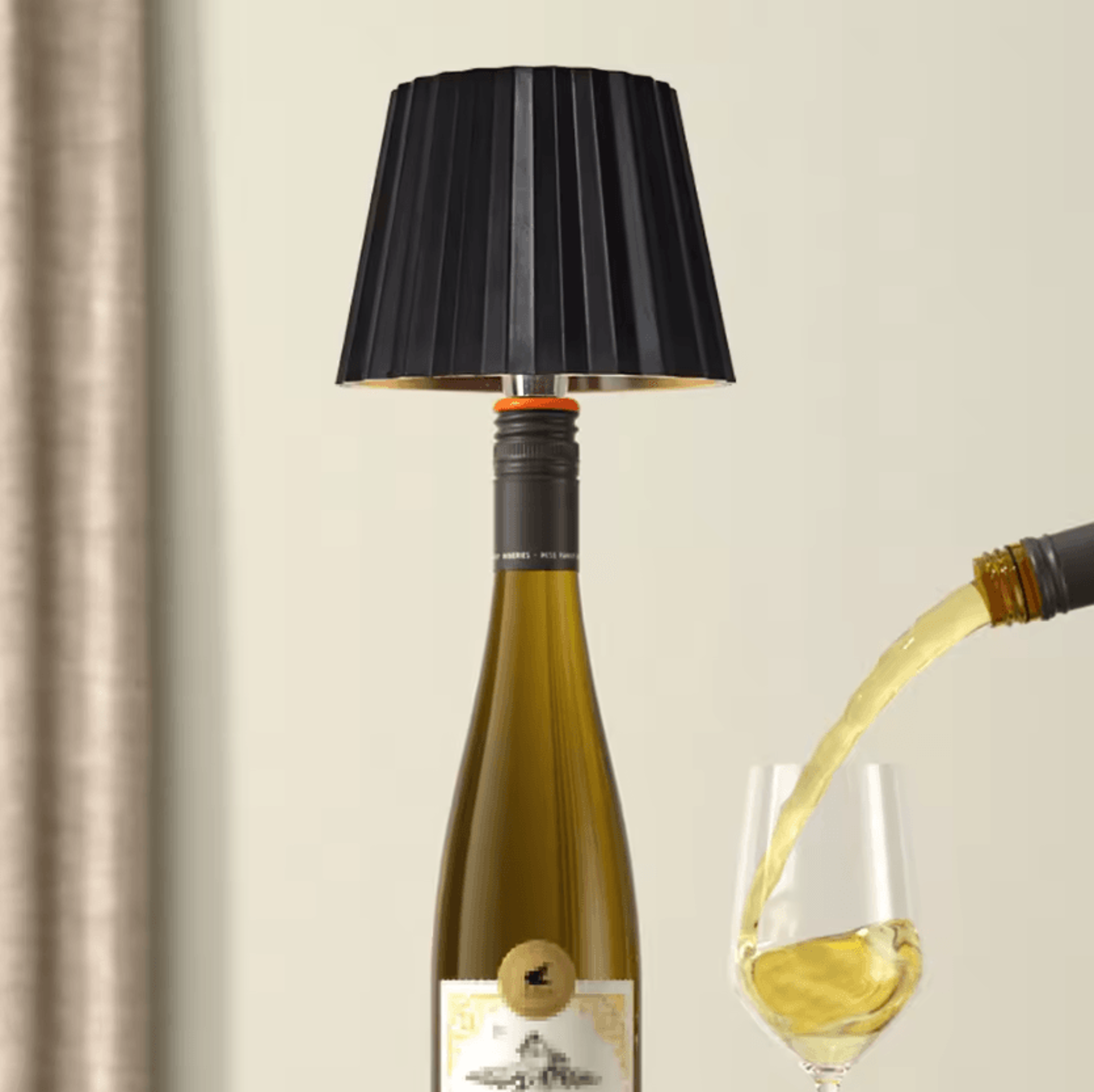 Rechargeable LED Wine Bottle Light 3Color Dimmable Ambient Table Lamp For Bar Cafe And Home Decor 1