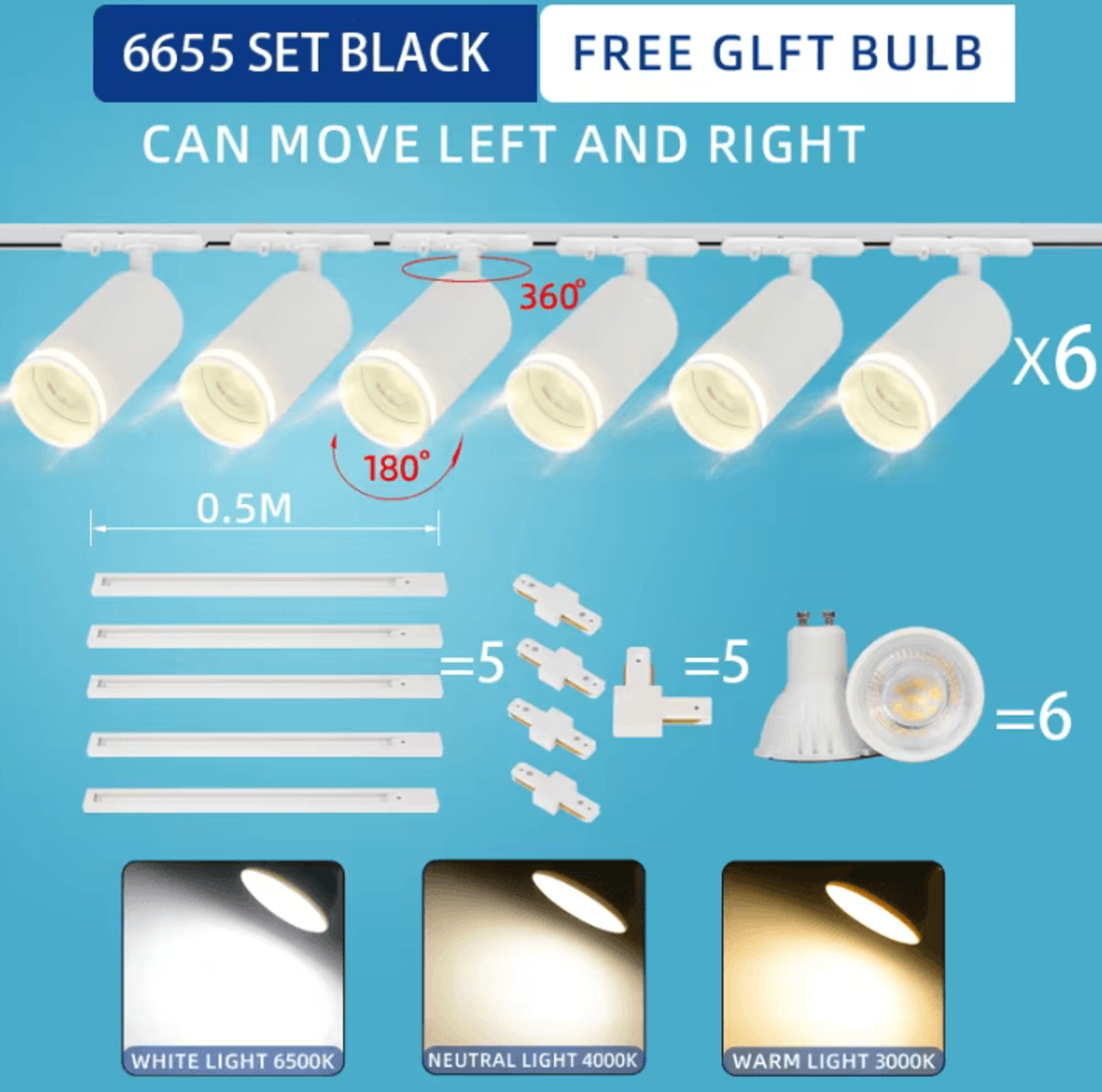 COB LED Ceiling Track Light 85V265V Adjustable Rail Spotlight For Clothing Stores Living Rooms And  6