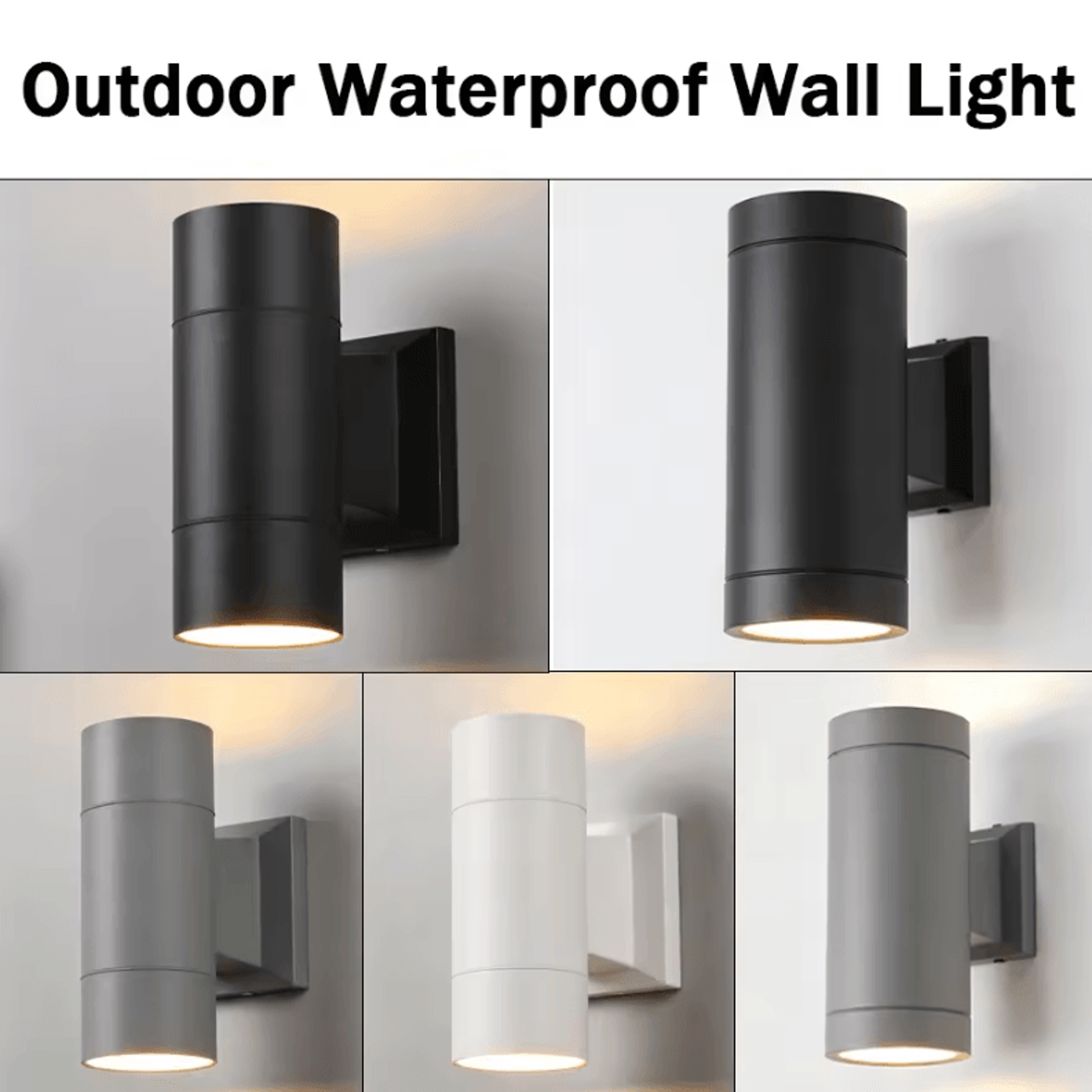 modern aluminum led outdoor wall light ip65 waterproof sconce for porch front door and garden lighting