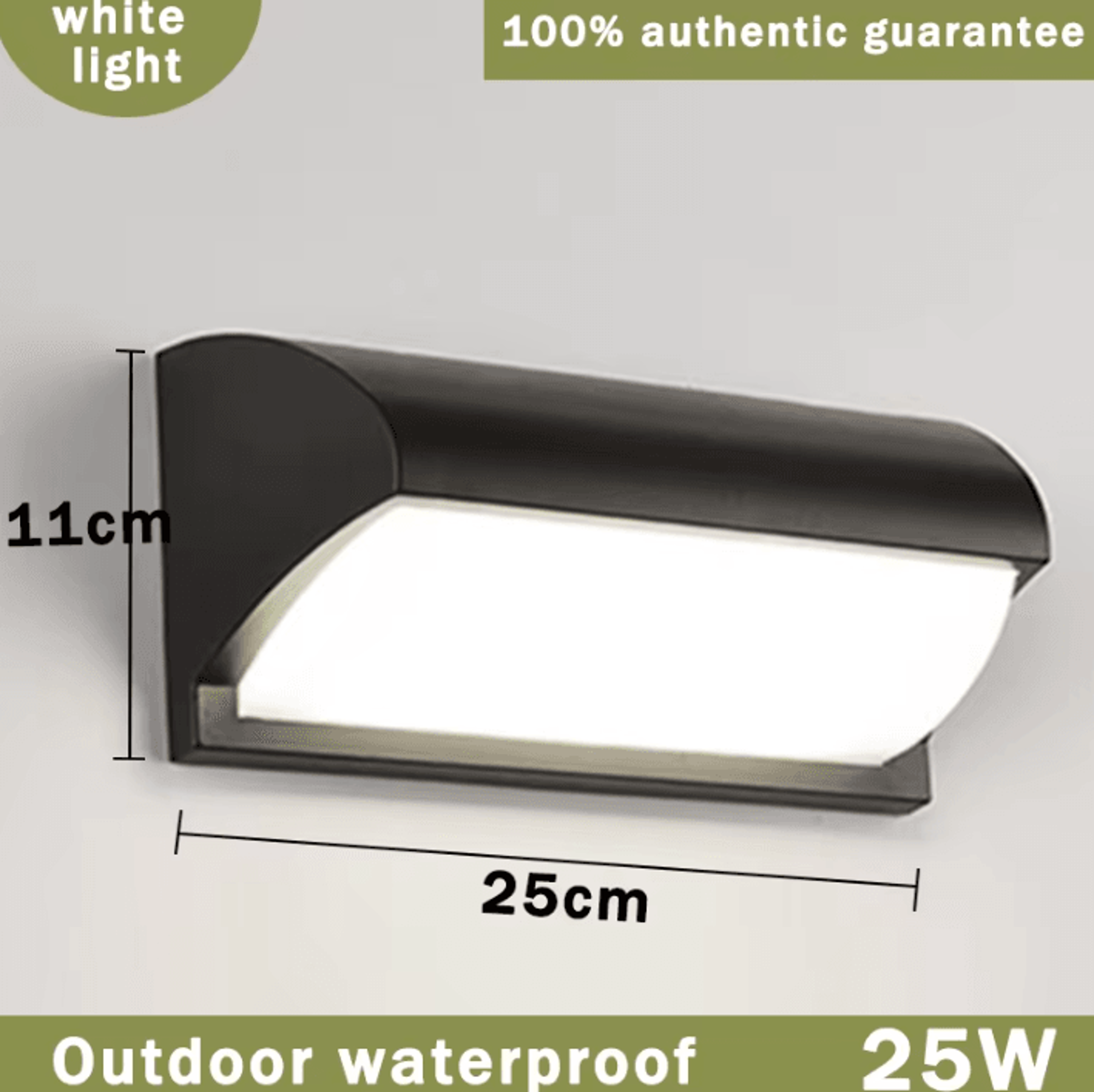 Modern IP65 Waterproof LED Outdoor Wall Light 12W 25W Decorative Lamp For Garden Corridor And Exter 7