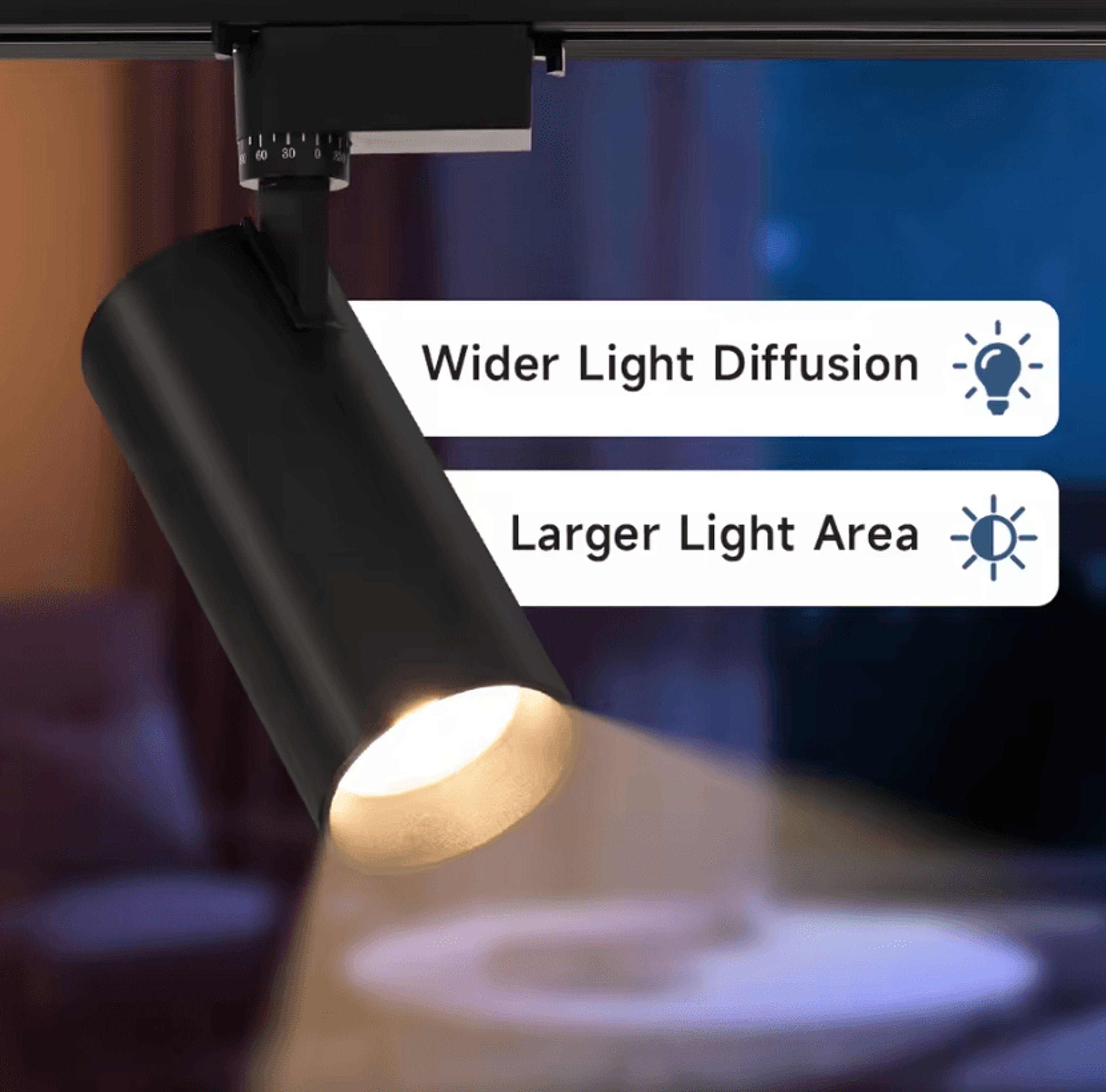 Modern LED Track Spotlight 220V Ceiling Rail Light For Living Room Home And Commercial Lighting 1