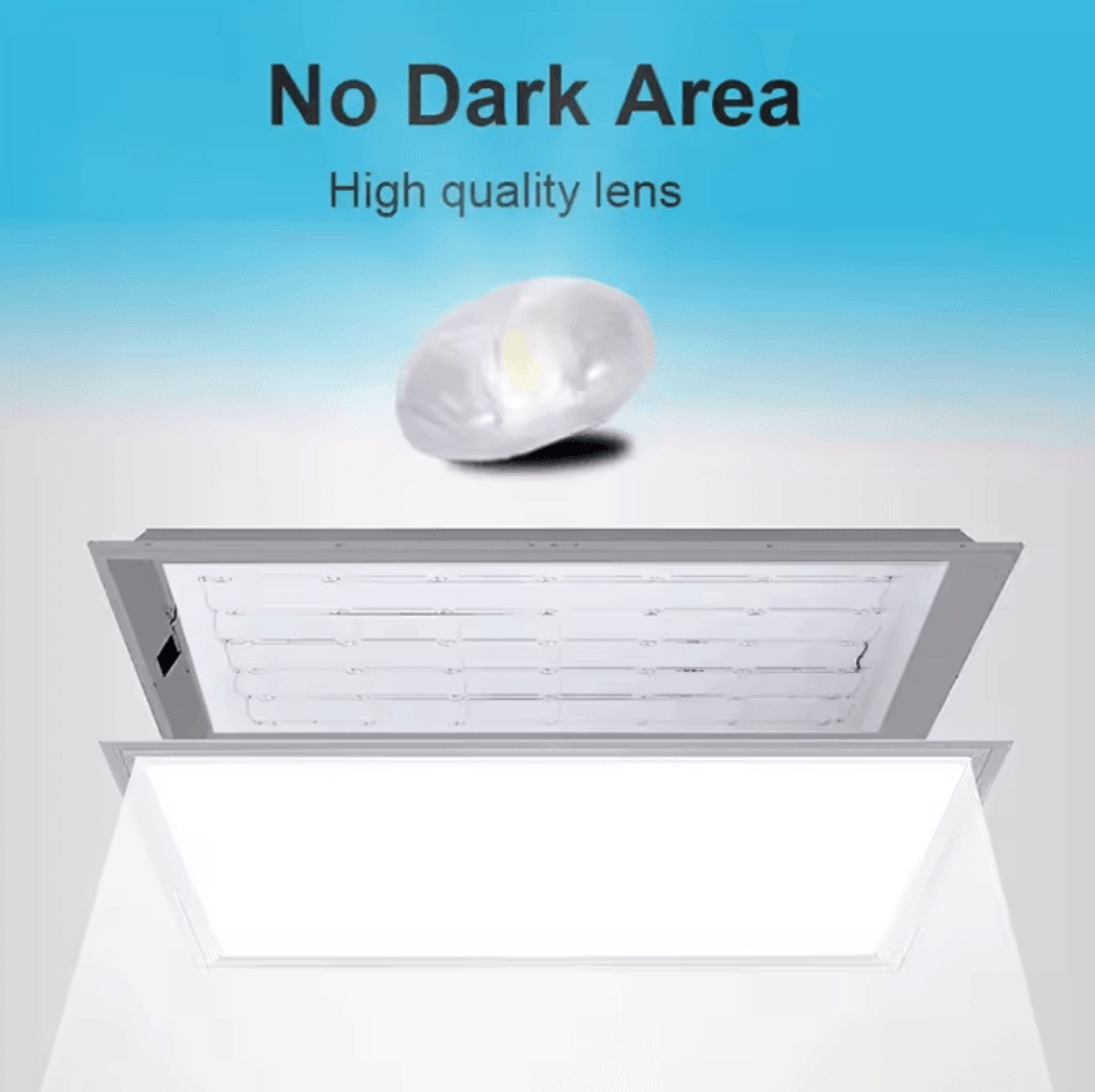 20W Square LED Ceiling Panel Light 300x300mm Ultra Thin Surface Mounted 220V Lamp For Indoor Lighti 3