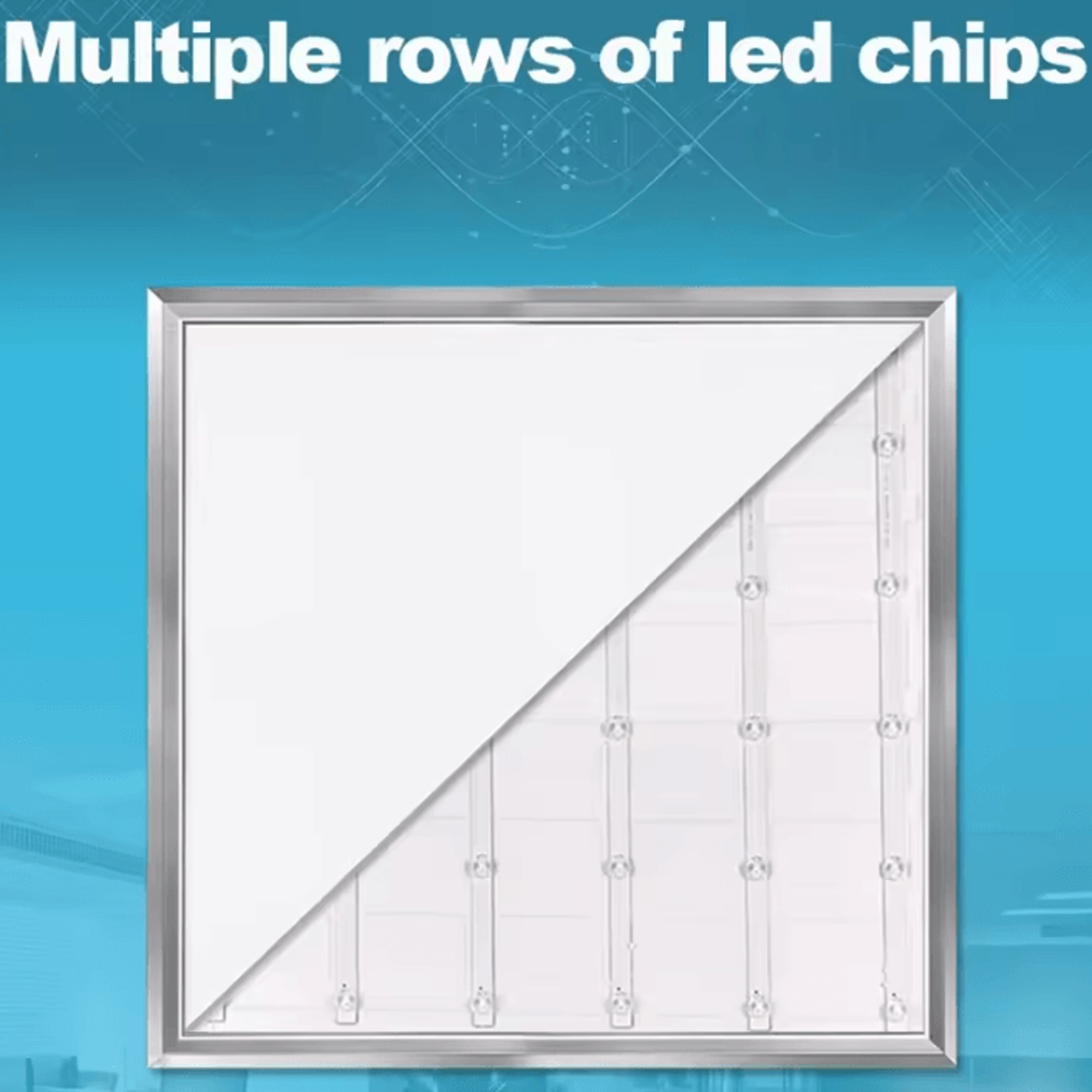 20W Square LED Ceiling Panel Light 300x300mm Ultra Thin Surface Mounted 220V Lamp For Indoor Lighti 4
