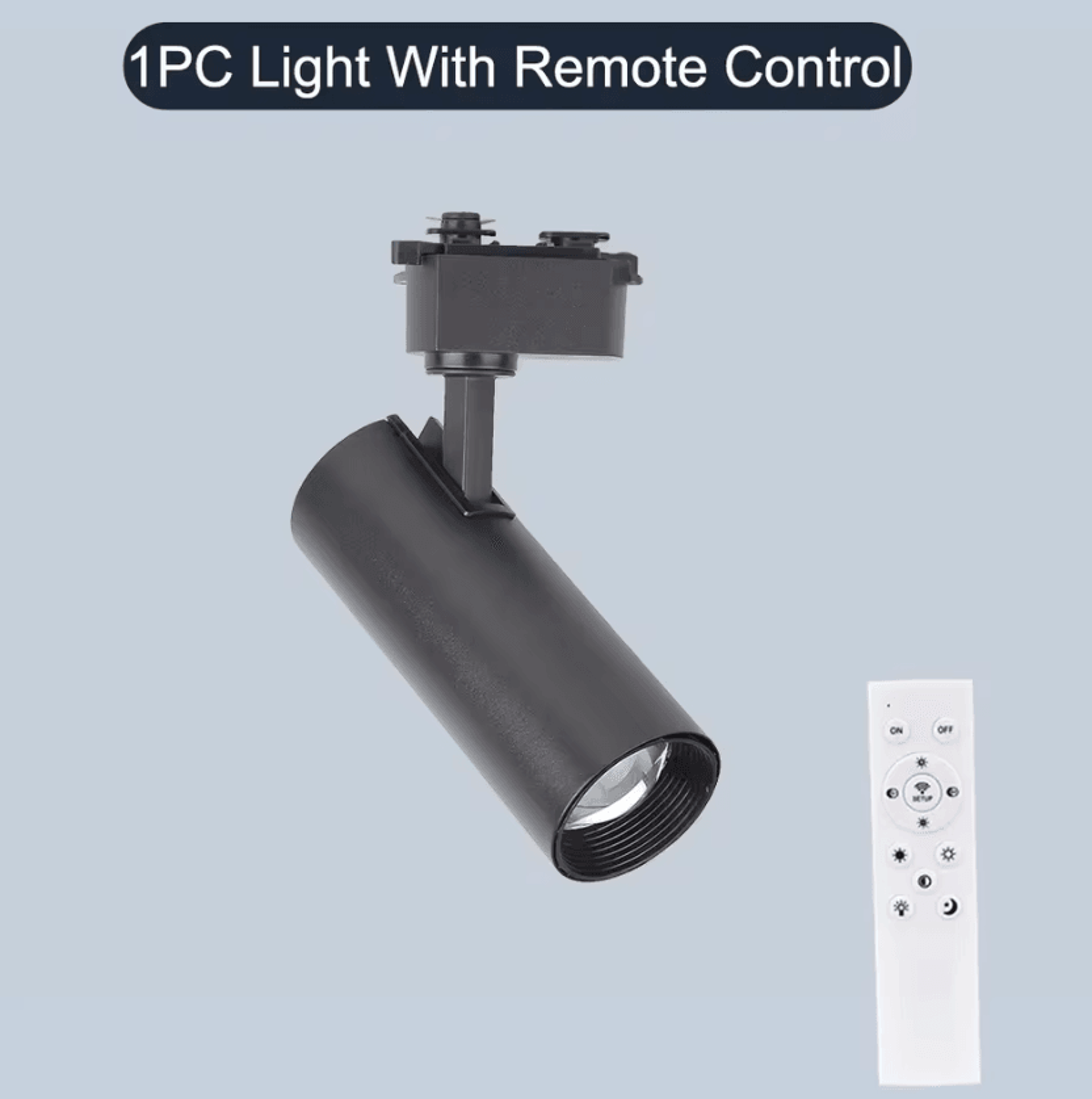 Dimmable LED Track Light With Remote Control Modern Ceiling Rail Spotlight For Clothing Stores And  17