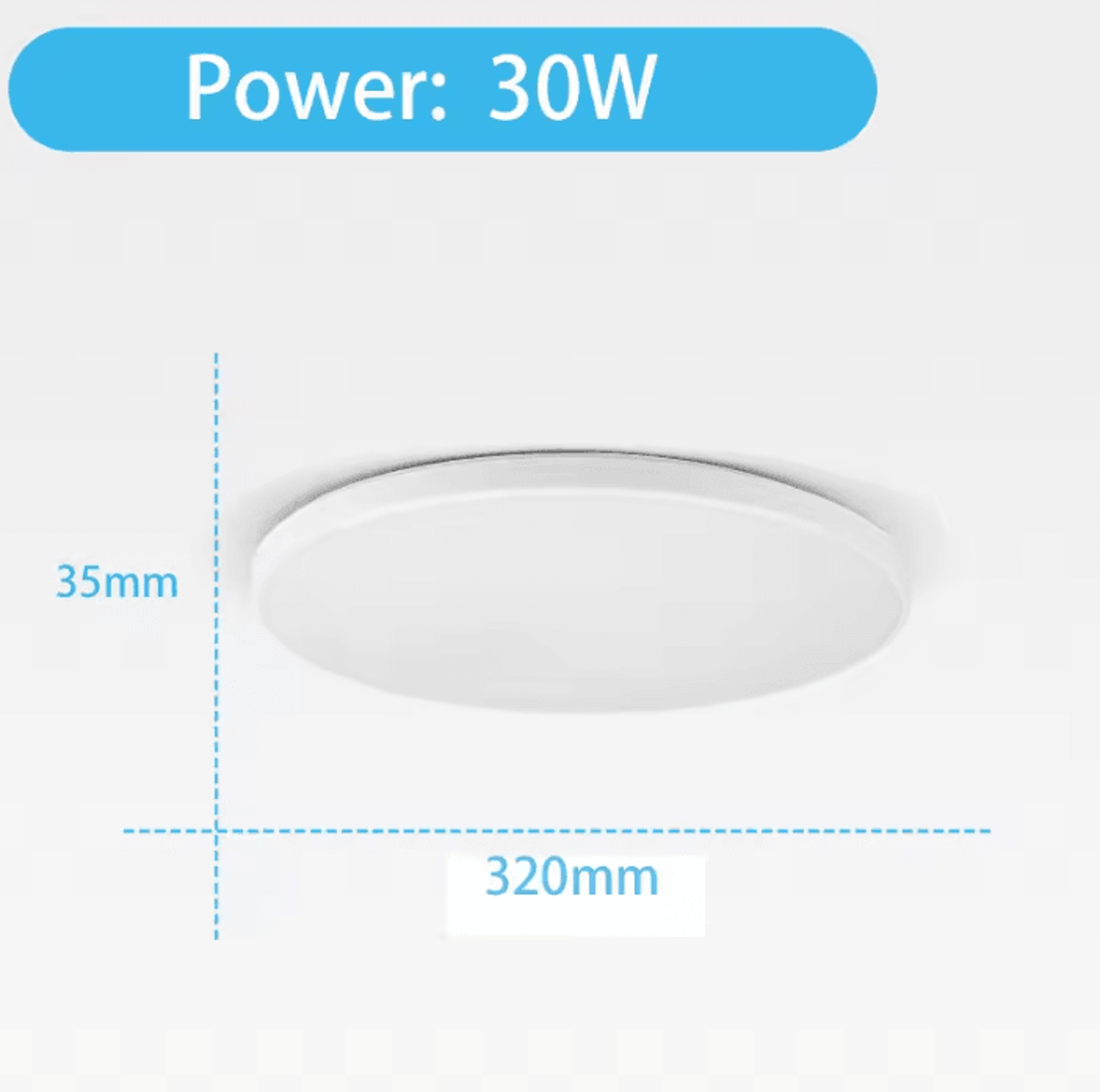 Modern LED Panel Ceiling Light 165265V Energy Efficient Lamp For Living Room Bedroom And Kitchen 3