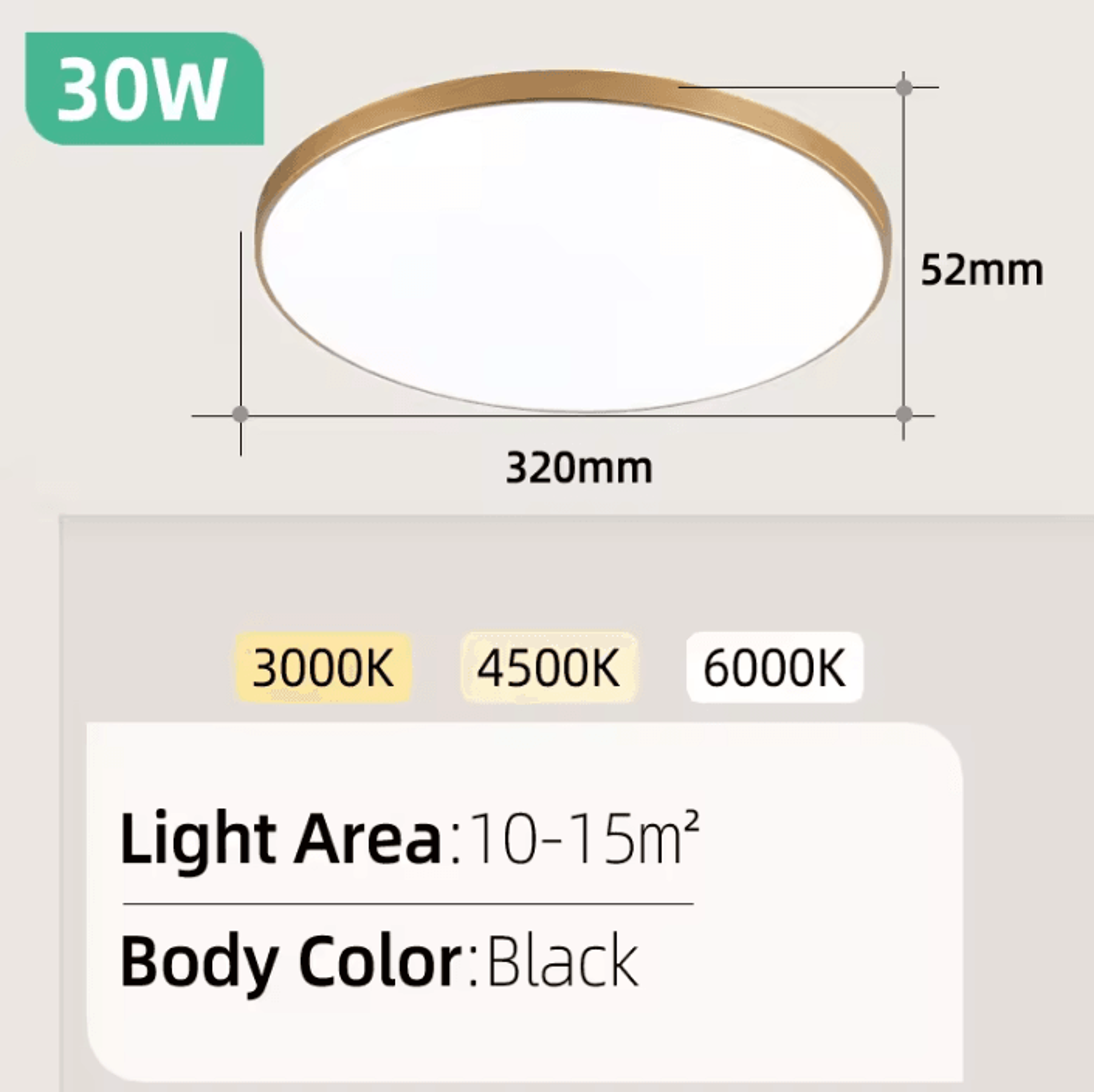 Modern LED Panel Ceiling Light 165265V Energy Efficient Lamp For Living Room Bedroom And Kitchen 13