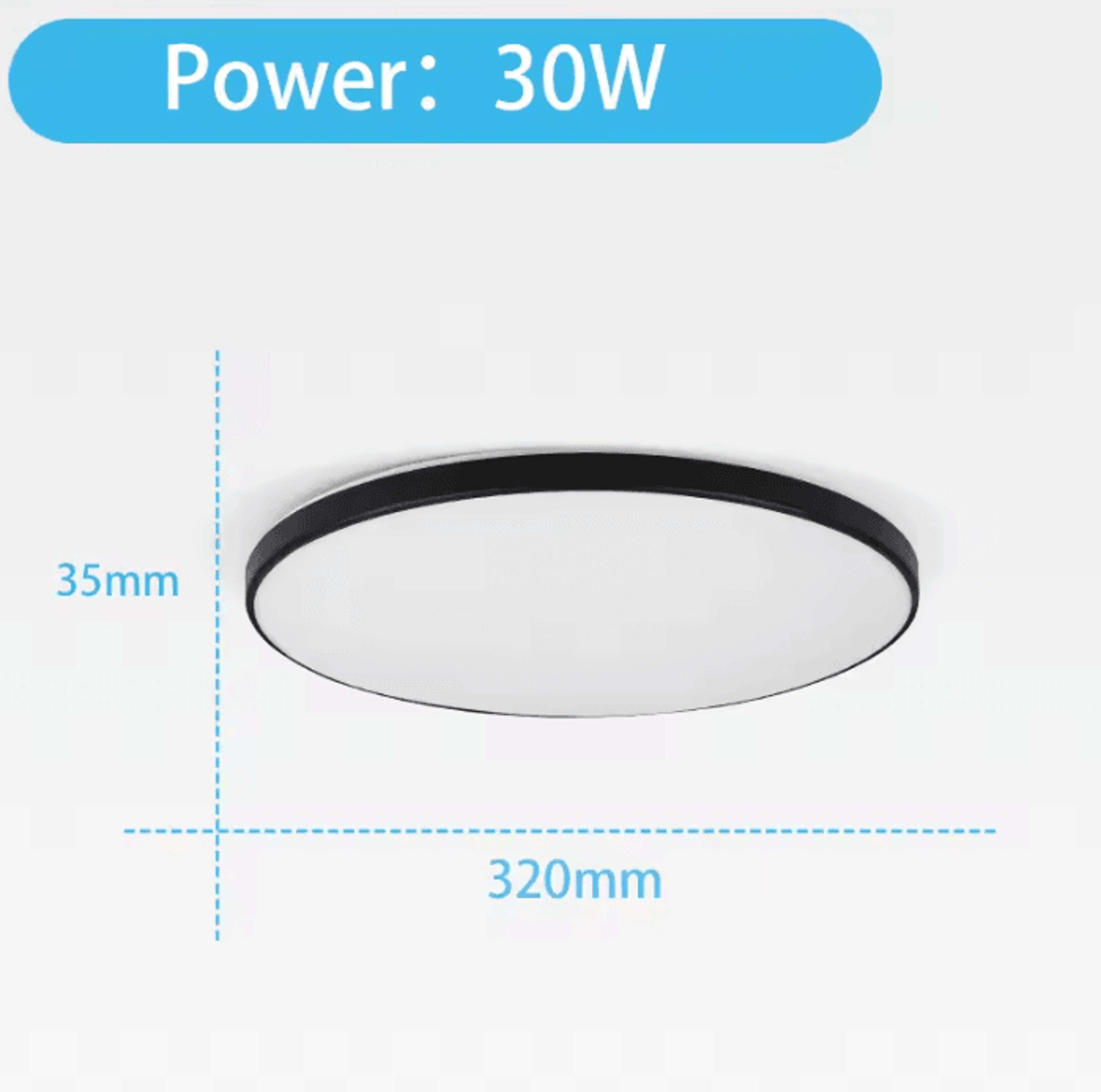 Modern LED Panel Ceiling Light 165265V Energy Efficient Lamp For Living Room Bedroom And Kitchen 10