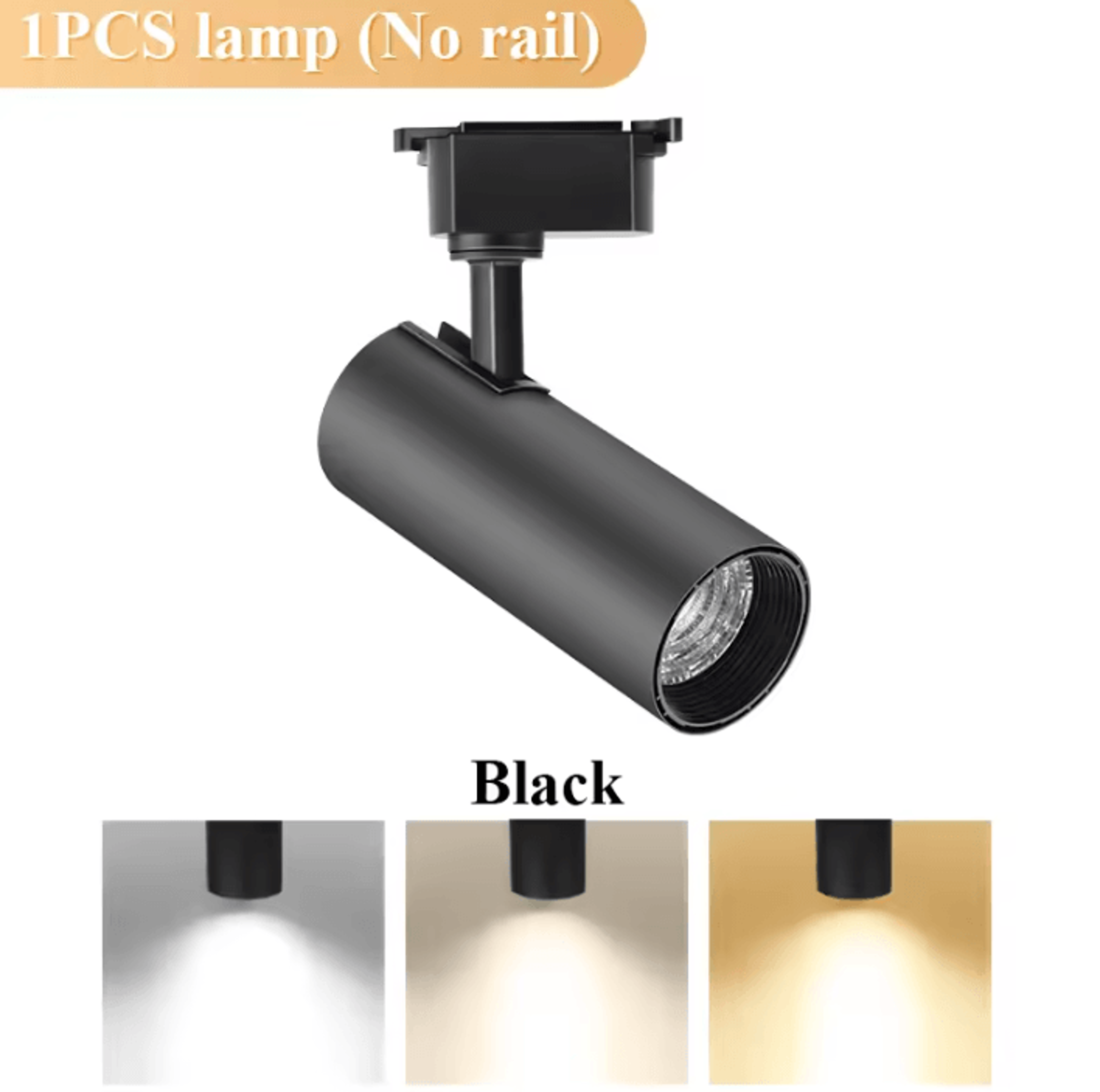 40W LED Track Light Set 165265V Modern Ceiling Rail Spotlight For Kitchen Living Room And Store 1