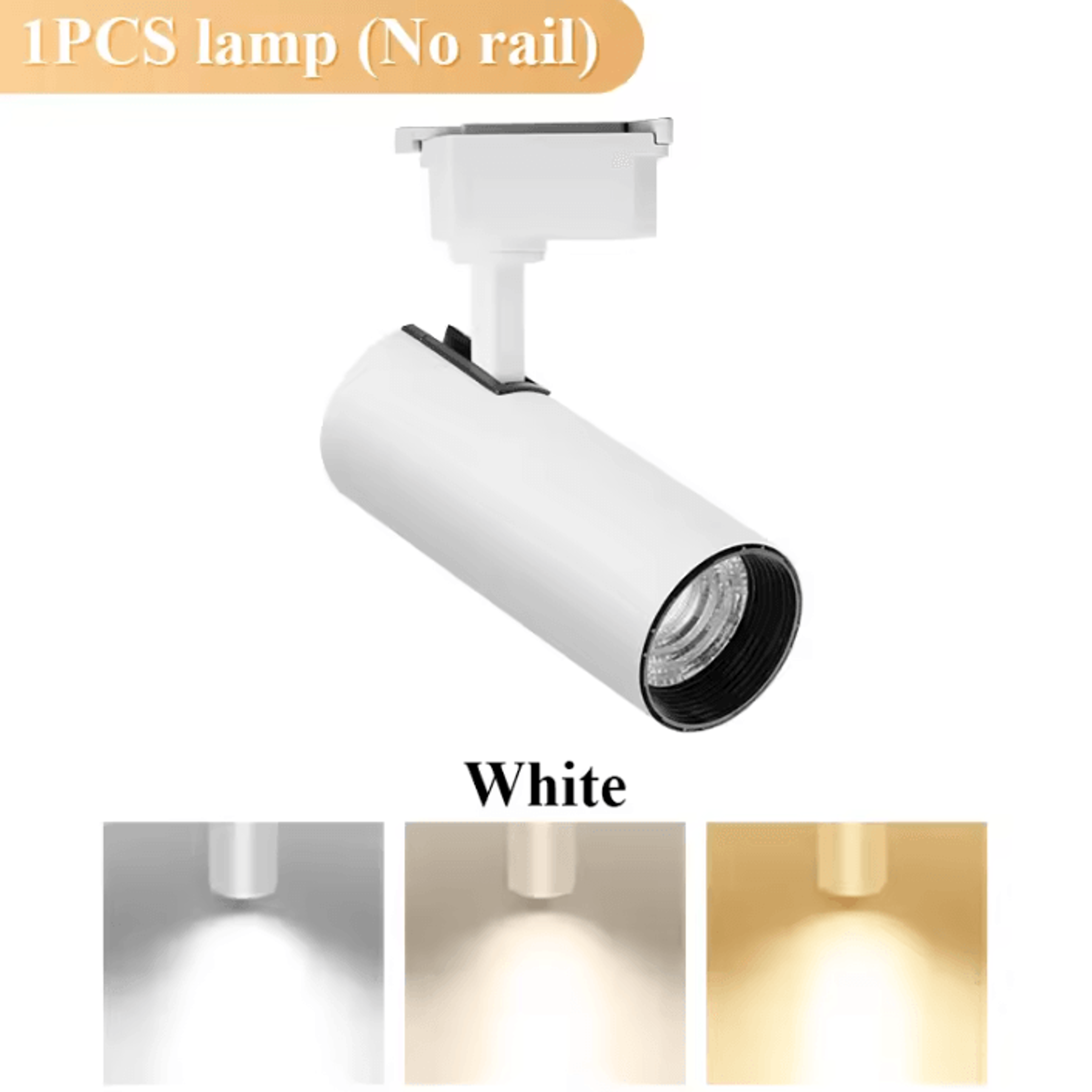 40W LED Track Light Set 165265V Modern Ceiling Rail Spotlight For Kitchen Living Room And Store 2