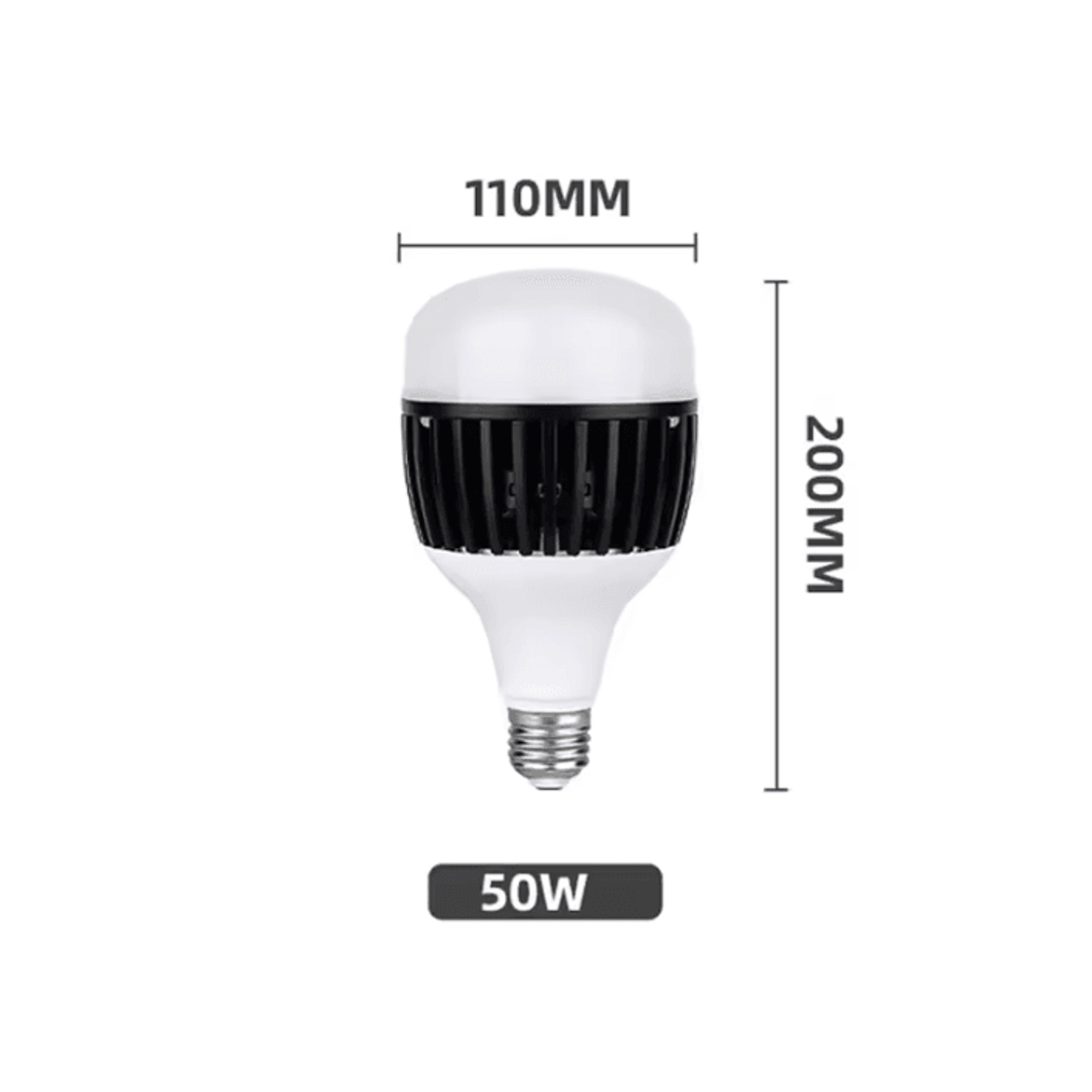 High Power E27 LED Light Bulb 50W 80W 100W 150W Super Bright Lamp For Garage Warehouse And Home 2