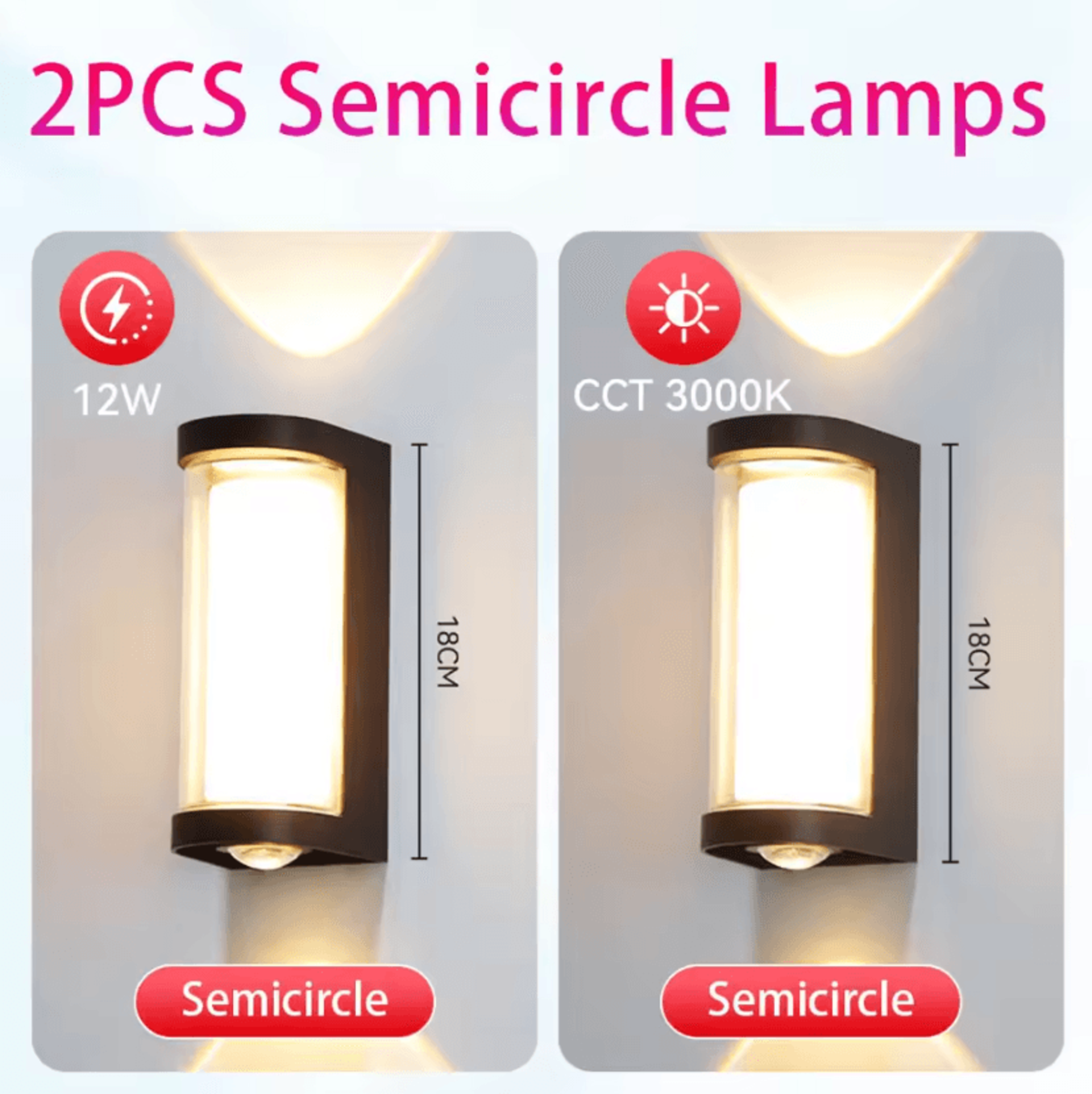 Modern IP65 Waterproof LED Outdoor Wall Light 85265V Porch Lamp For Garage Backyard And Exterior De 7