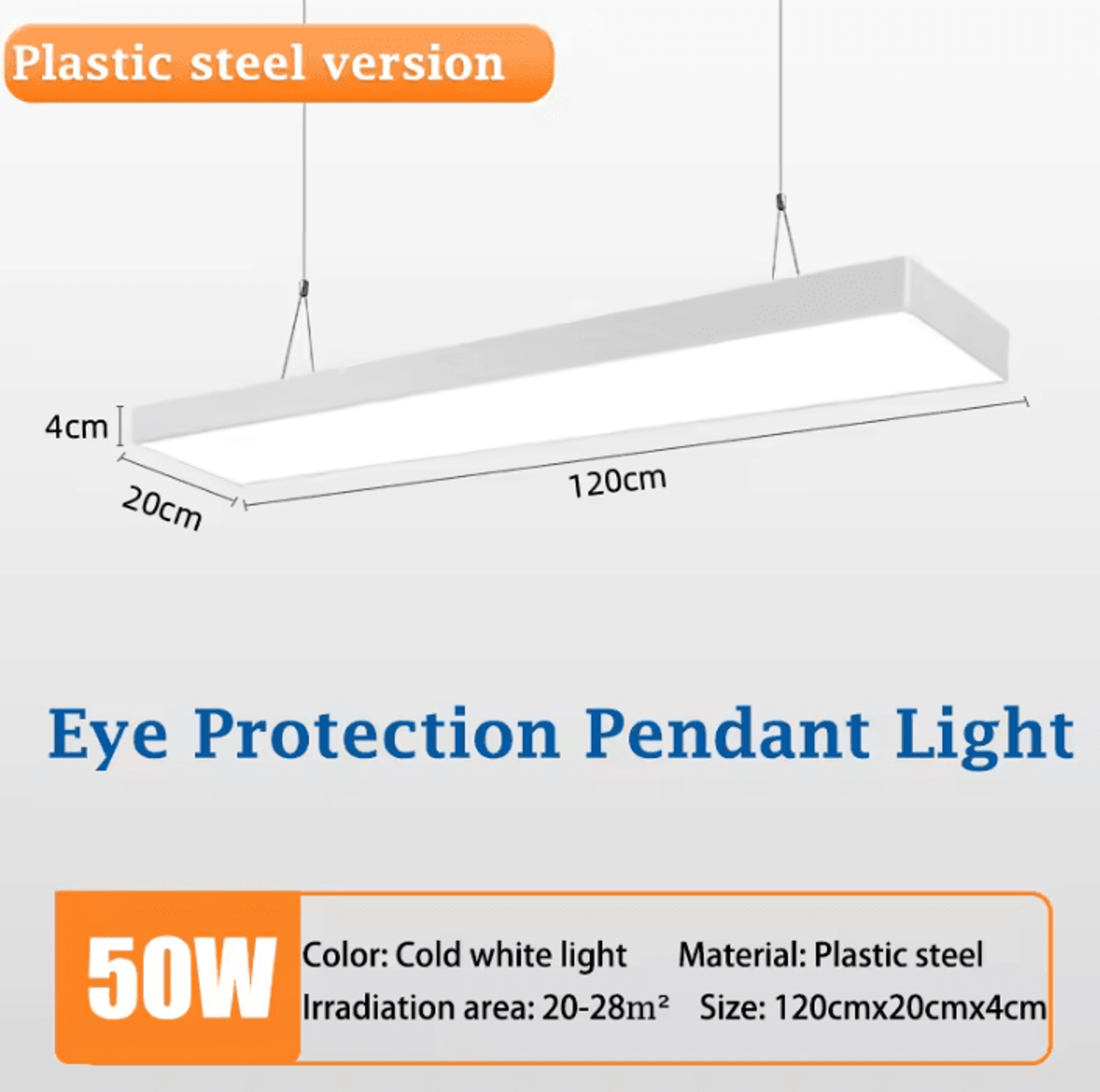 Modern 120CM LED Pendant Bar Light 185265V Linear Hanging Chandelier For Dining Room Office And Sto 9