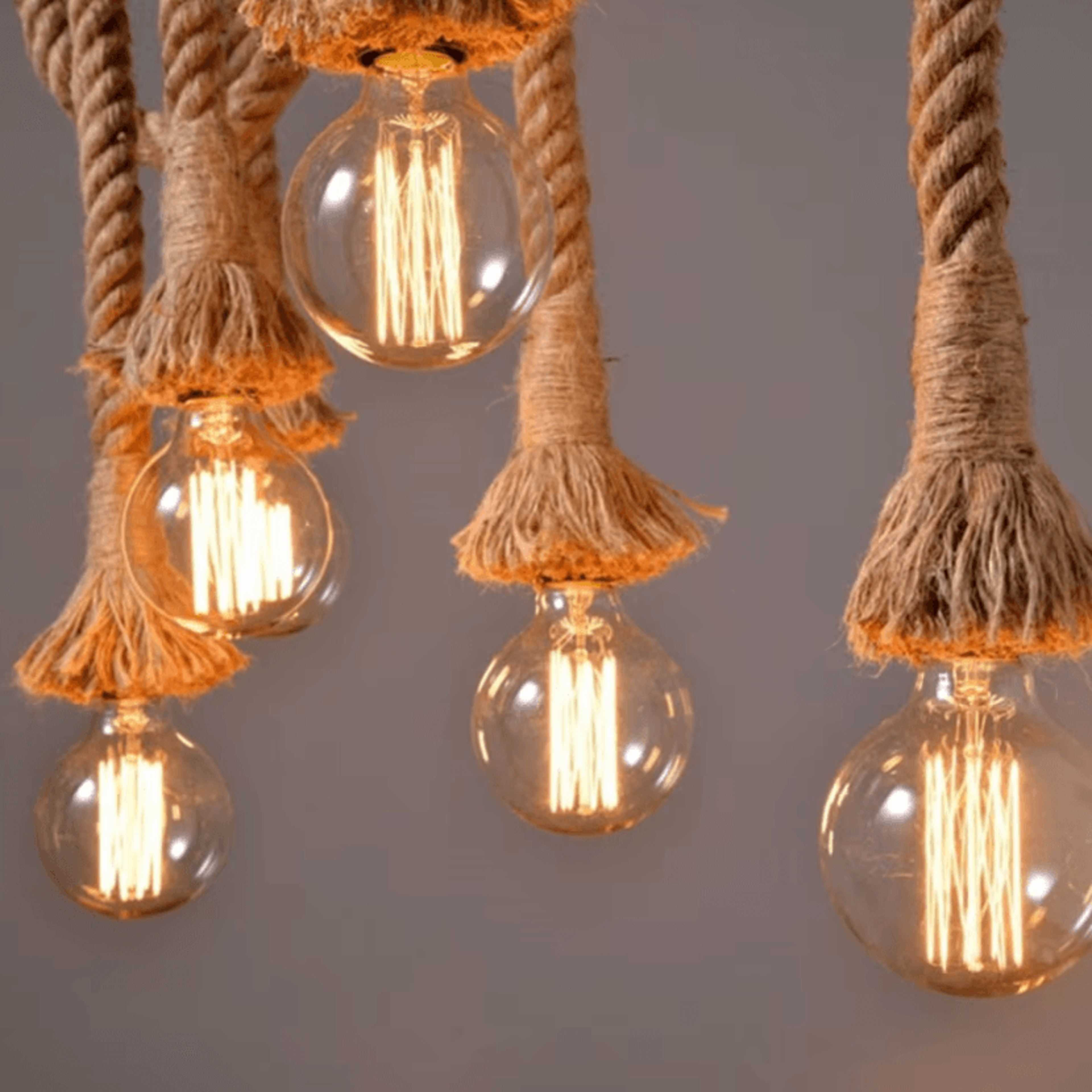 Vintage Hemp Rope Pendant Light E27 Edison Industrial Hanging Chandelier For Loft And Home Decor 1