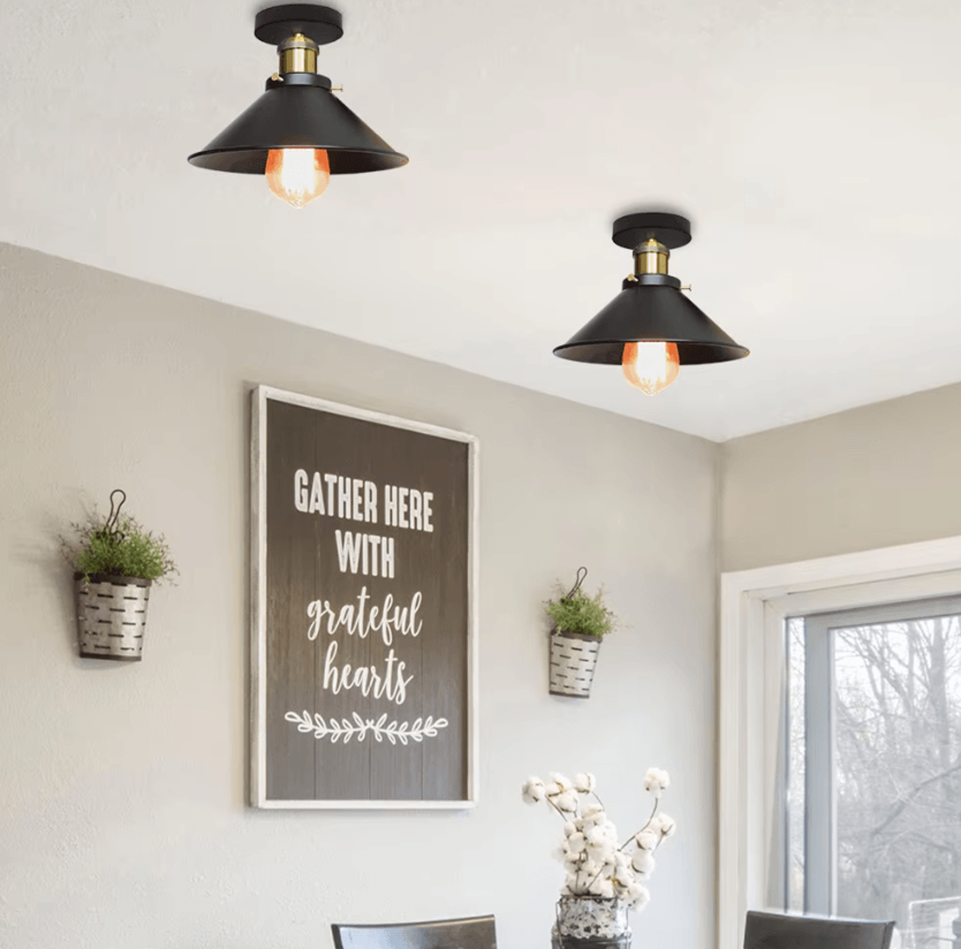 Vintage Industrial Pendant Light E27 Edison Hanging Chandelier For Loft And Living Room 1