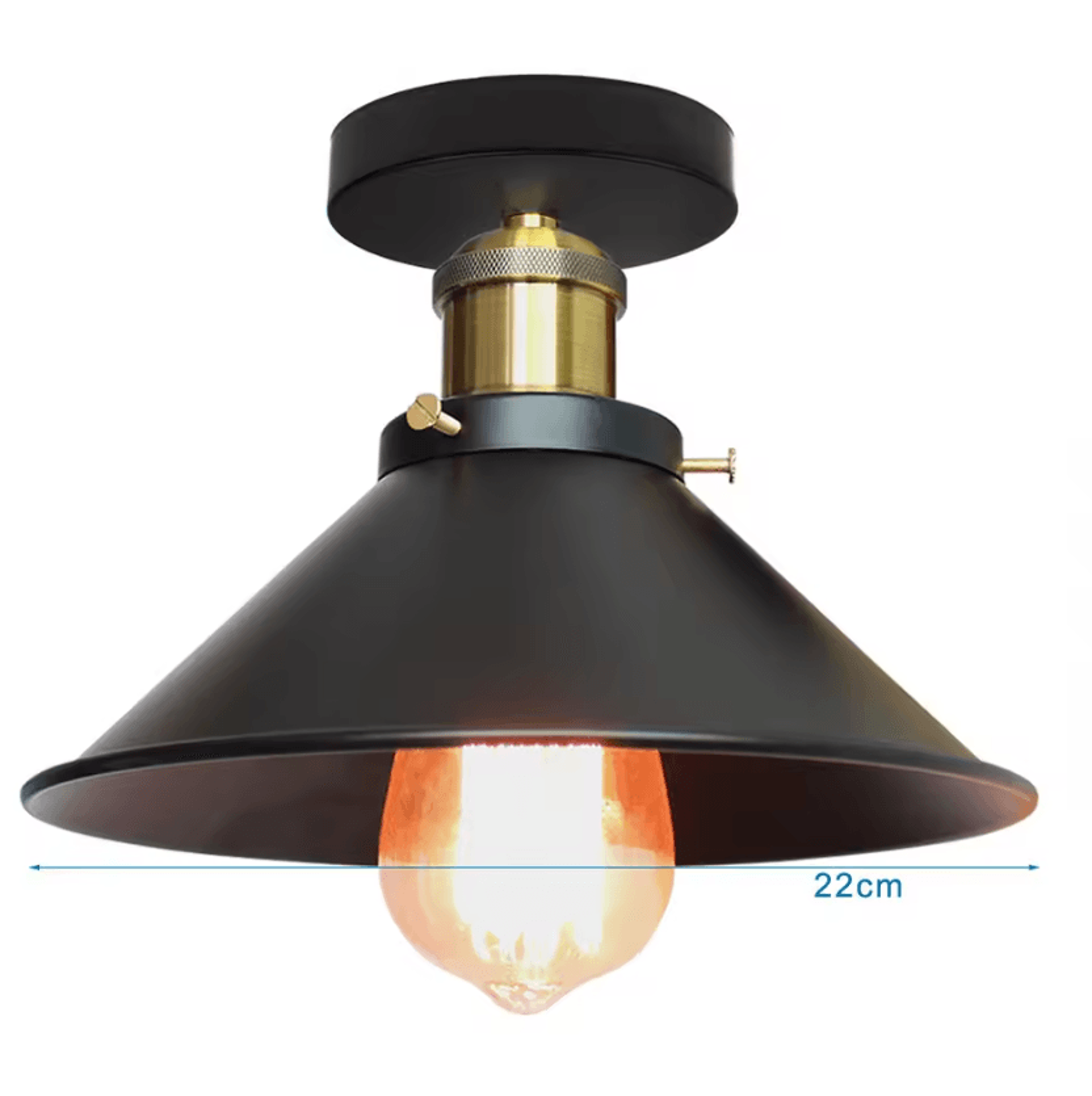 Vintage Industrial Pendant Light E27 Edison Hanging Chandelier For Loft And Living Room 4
