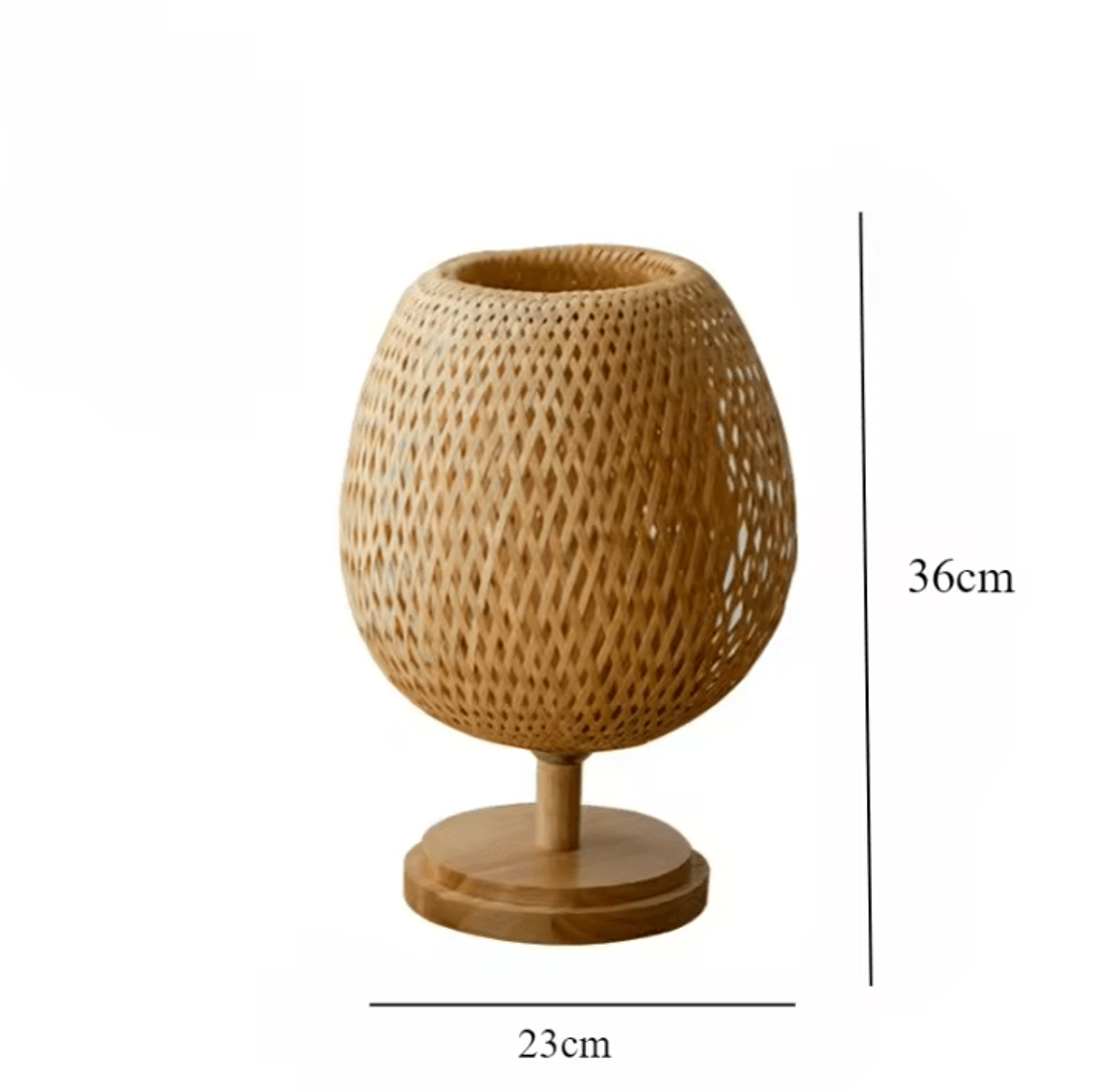 Japanese Zen Solid Wood Table Lamp Creative Bamboo Bedside Light For Bedroom And Home Decor 5