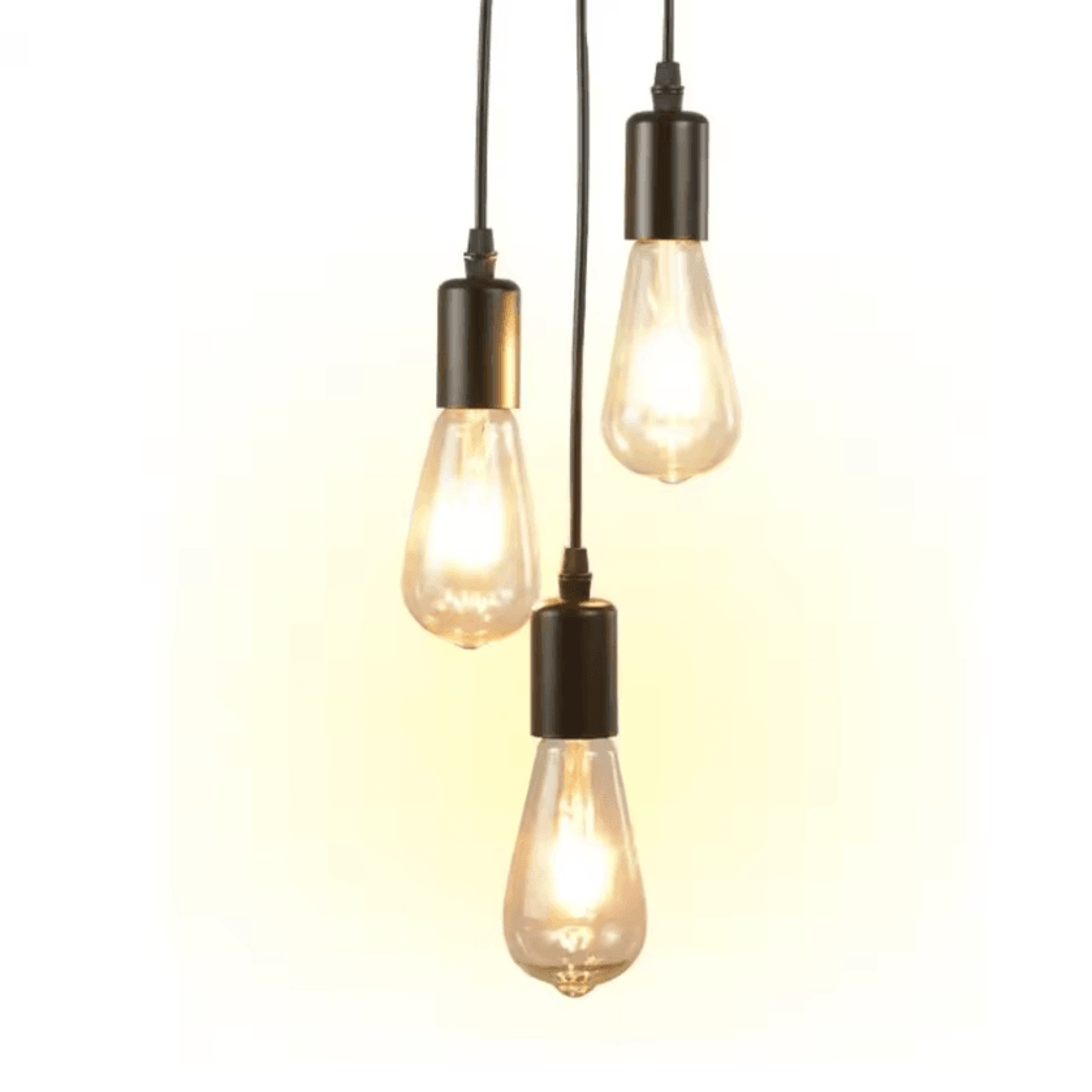 JOYINLED Black E27 Spider Chandelier Vintage MultiHead Pendant Ceiling Light For Living Room And Re 2