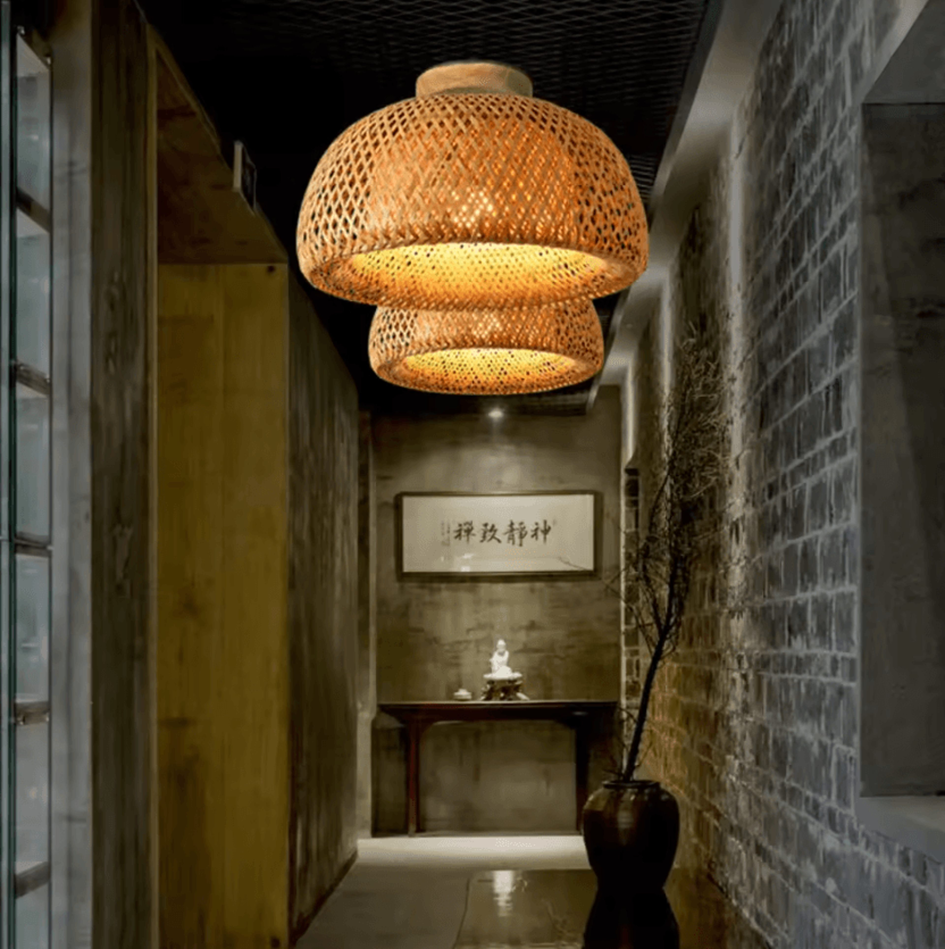 Modern Chinese Bamboo Chandelier Decorative Lantern Pendant Light For Bedroom Restaurant And Balcon 3