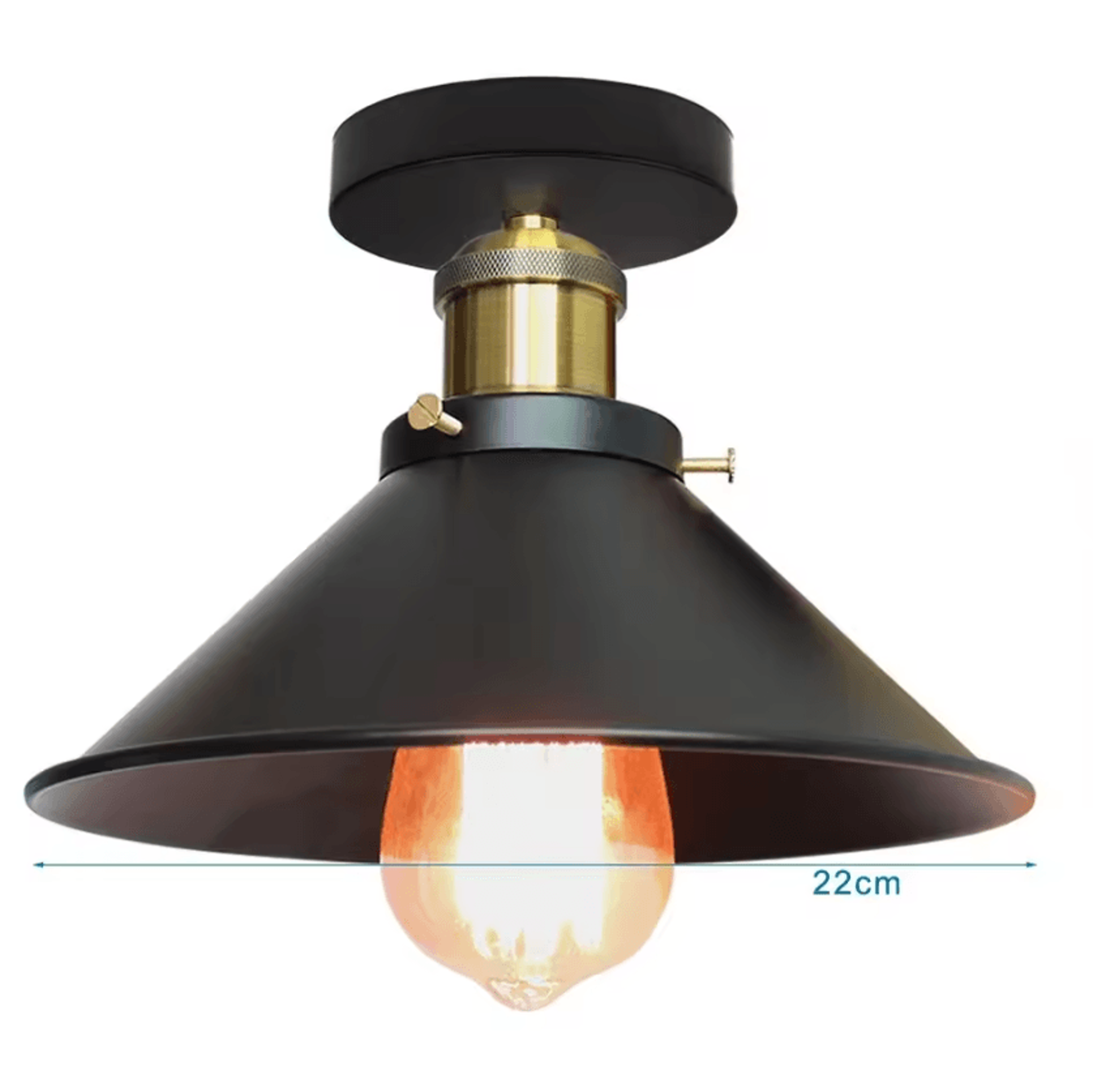 Vintage Loft E27 Pendant Light Retro Industrial Edison Hanging Chandelier For Living Room 4
