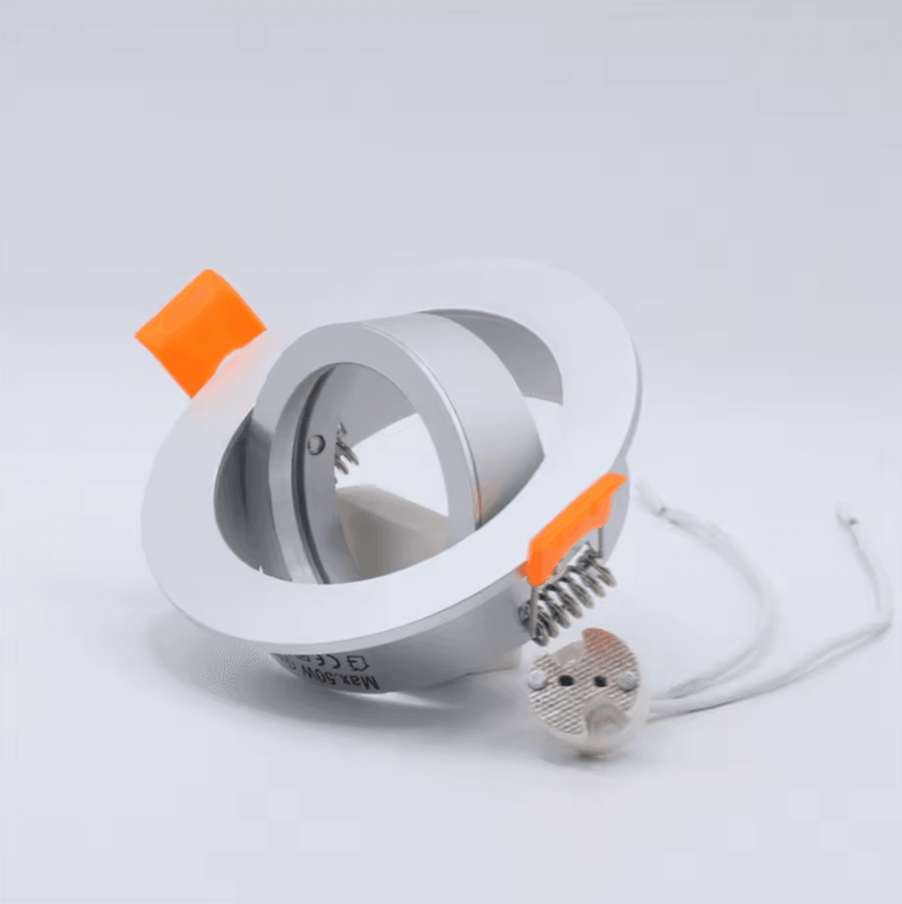 5PCS MR16 Recessed Ceiling Downlight Fixtures Embedded LED Spotlight Frames For Home Lighting 1