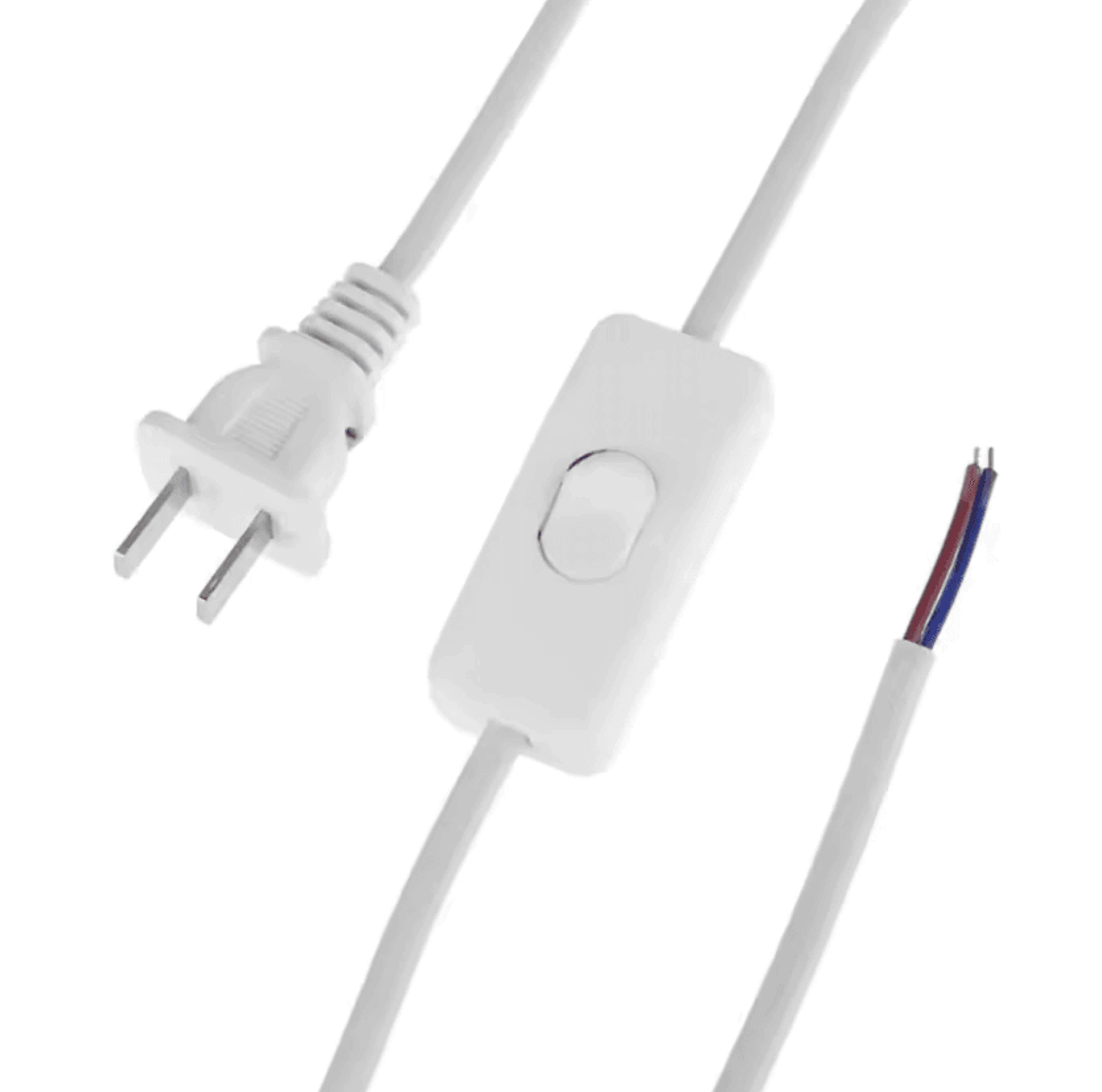 JOYINLED EU Plug Power Cord With On Off Switch Extension Cable For Table Lamps And Floor Lights 3