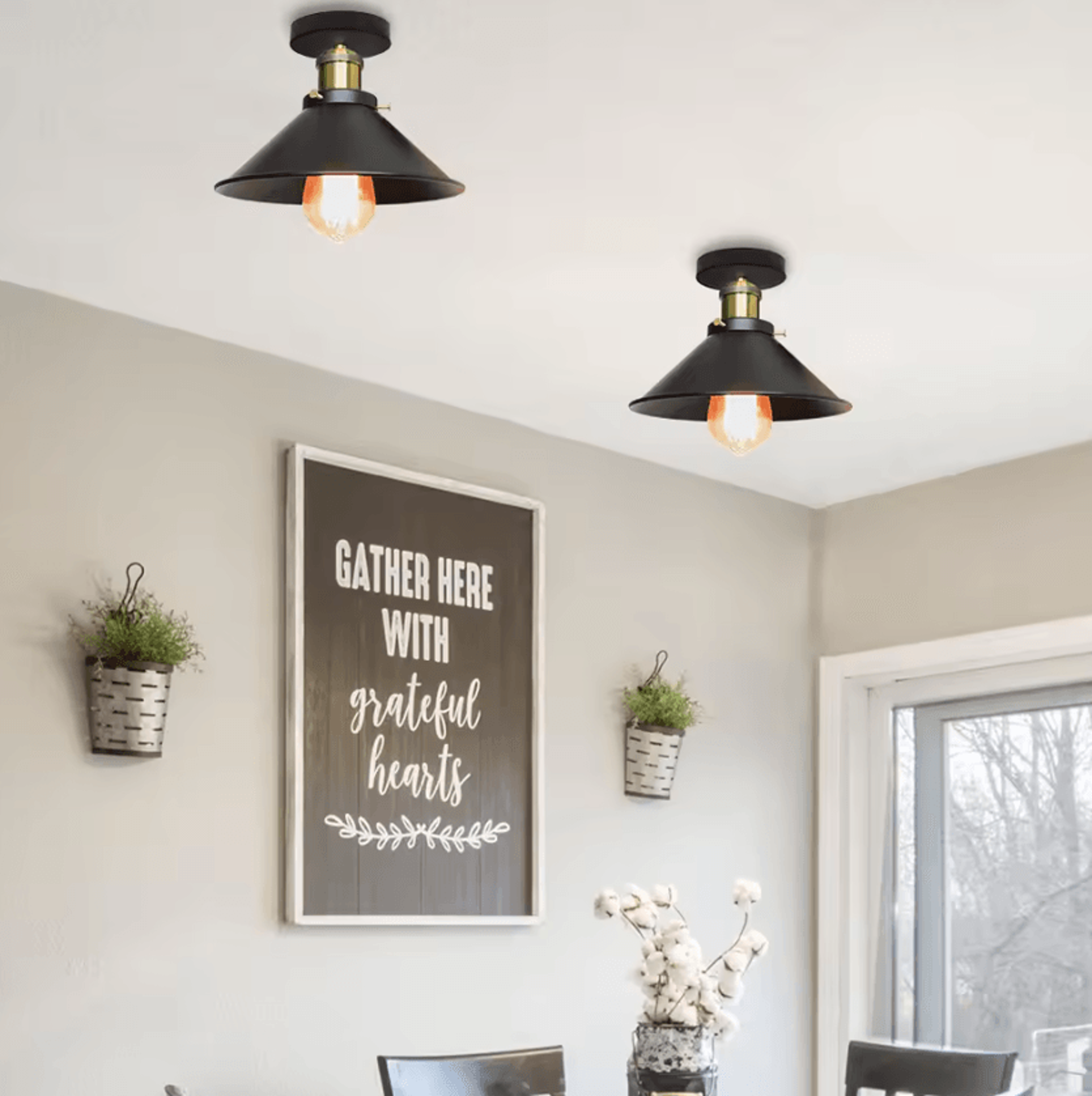 Retro E27 Industrial Pendant Light Vintage Edison Hanging Chandelier For Living Room And Balcony 2