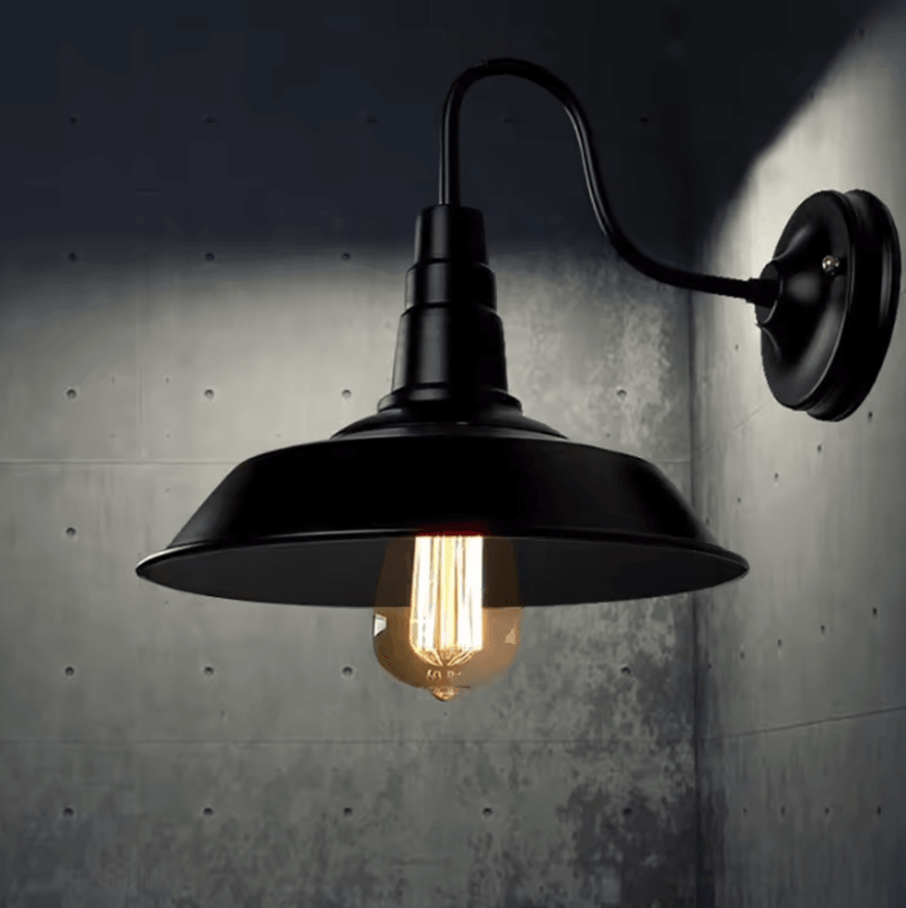 Vintage Outdoor Barn Wall Lamp Retro Industrial Wall Sconce For Garage Hallway And Corridor 4