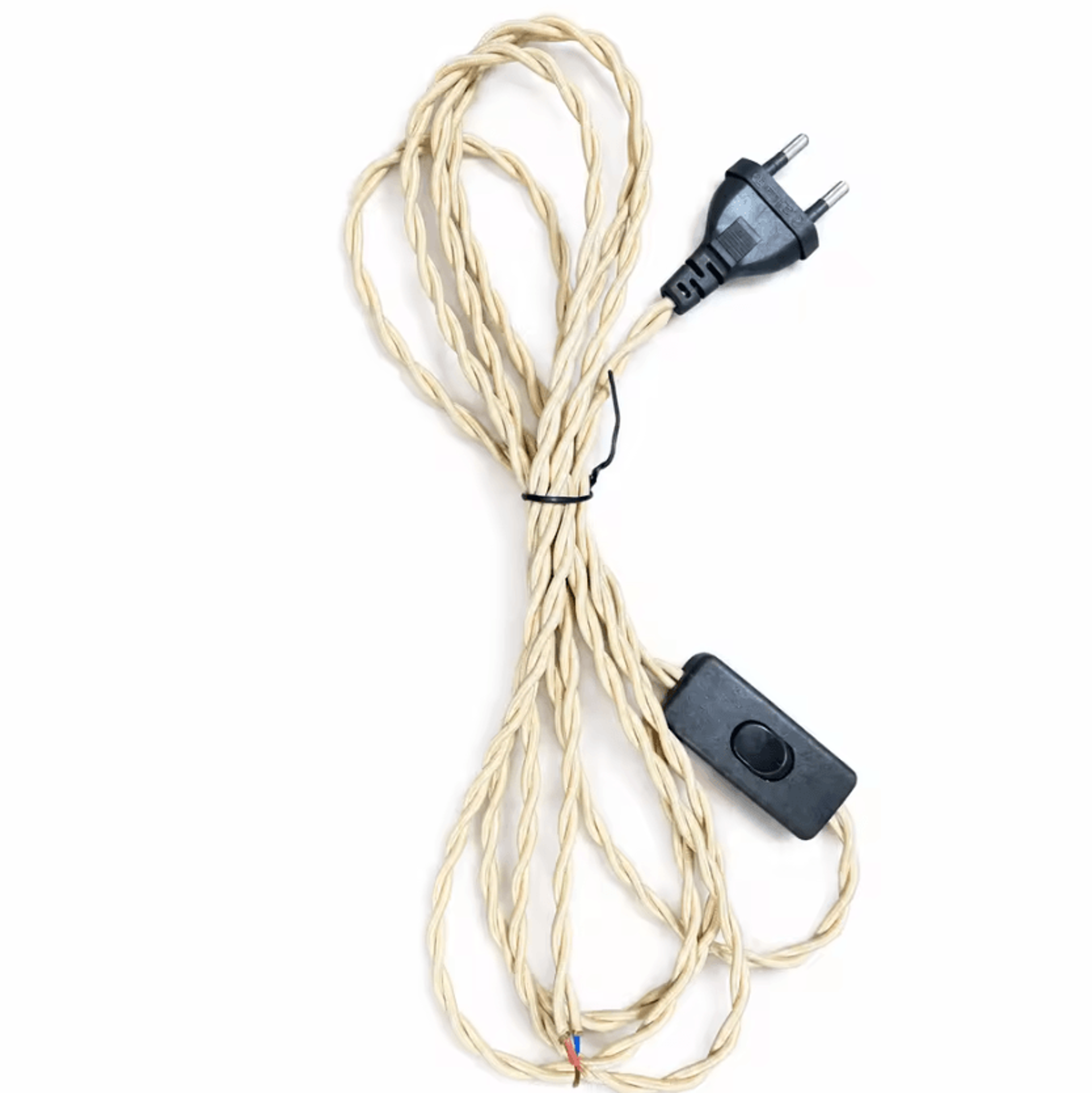 3M Hemp Rope Plug In Pendant Light Cord With On Off Switch Rustic Hanging Lamp Kit EU US Plug 4