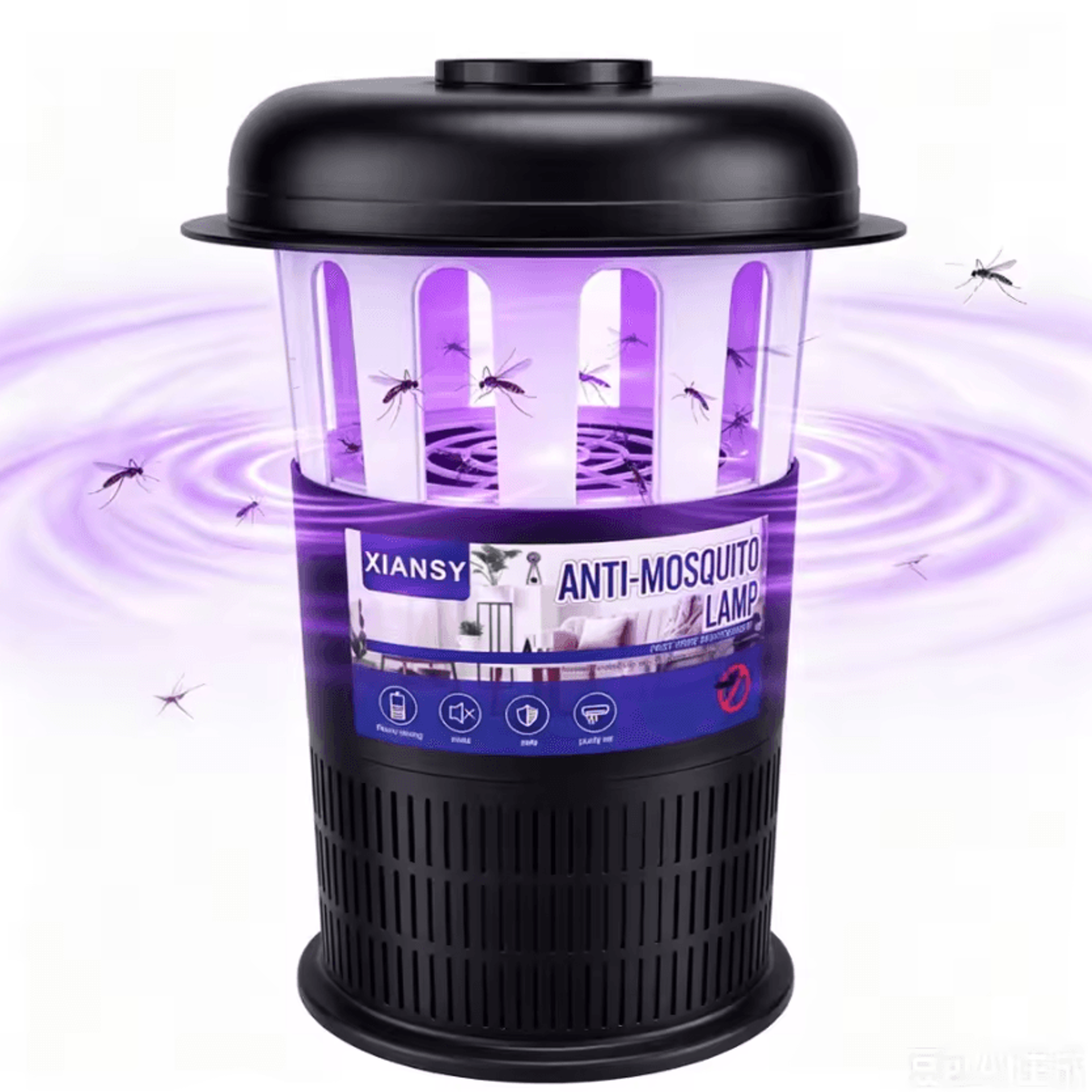 portable mosquito killer lamp indoor outdoor flying insect trap for flies gnats and wasps