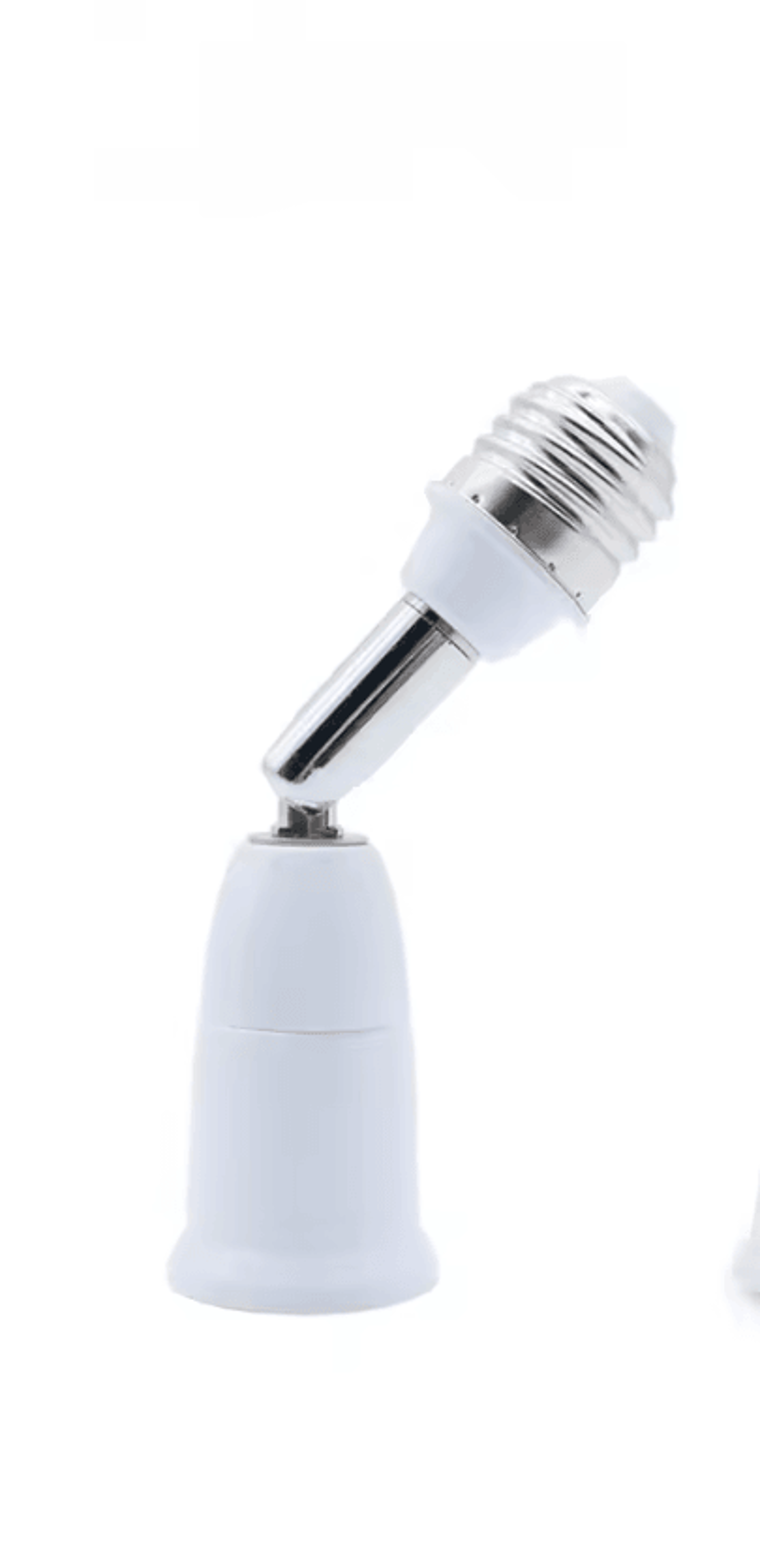 Adjustable E27 3 Head Light Bulb Splitter Adapter Triple Socket Converter For LED Ceiling Lighting 4