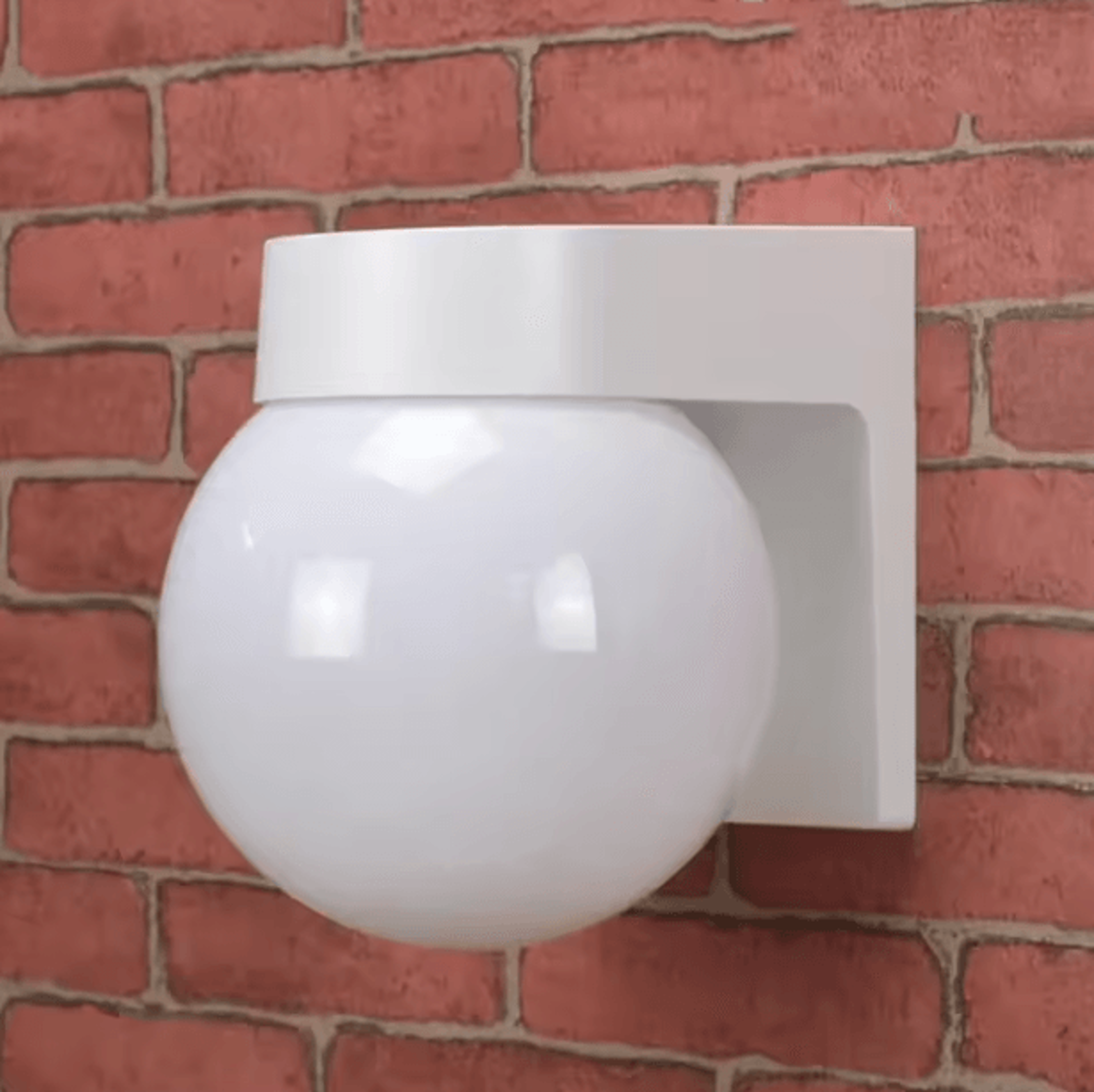 Modern Spherical LED Wall Lamp With Milky White Acrylic Shade For Living Room Dining Room And Outdo 4